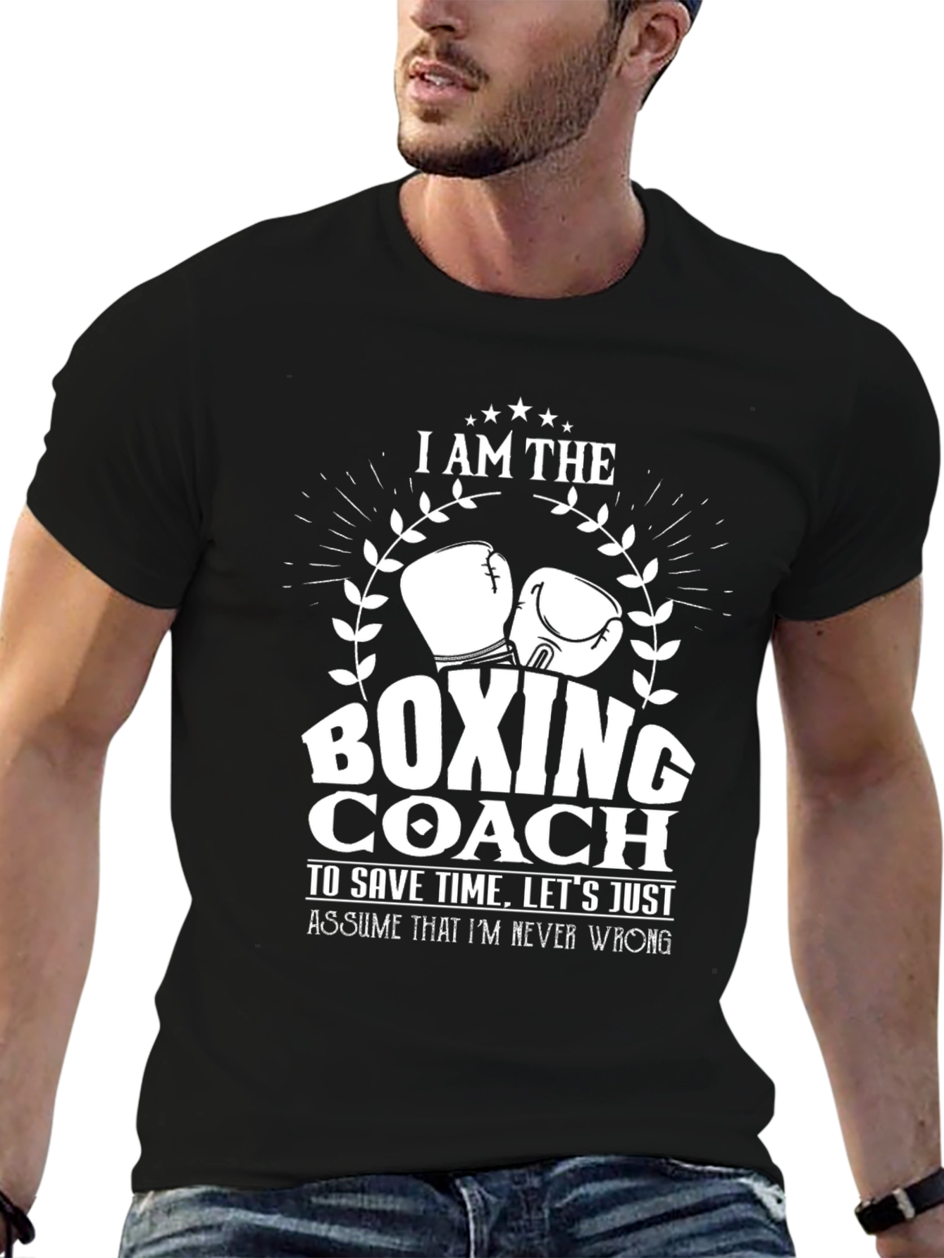 Boxing Coach T-Shirt - I AM THE