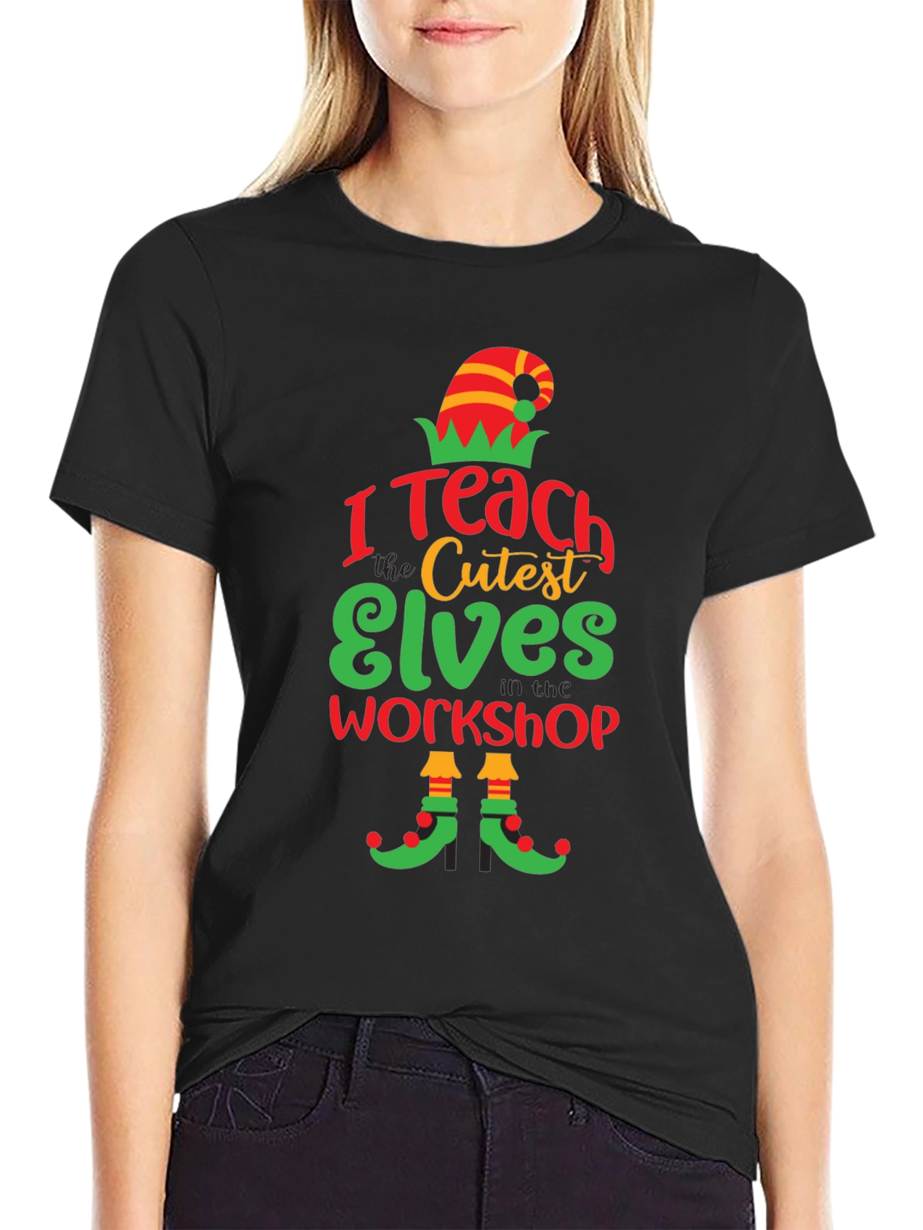 I Teach The Cutest Elves T-Shirt