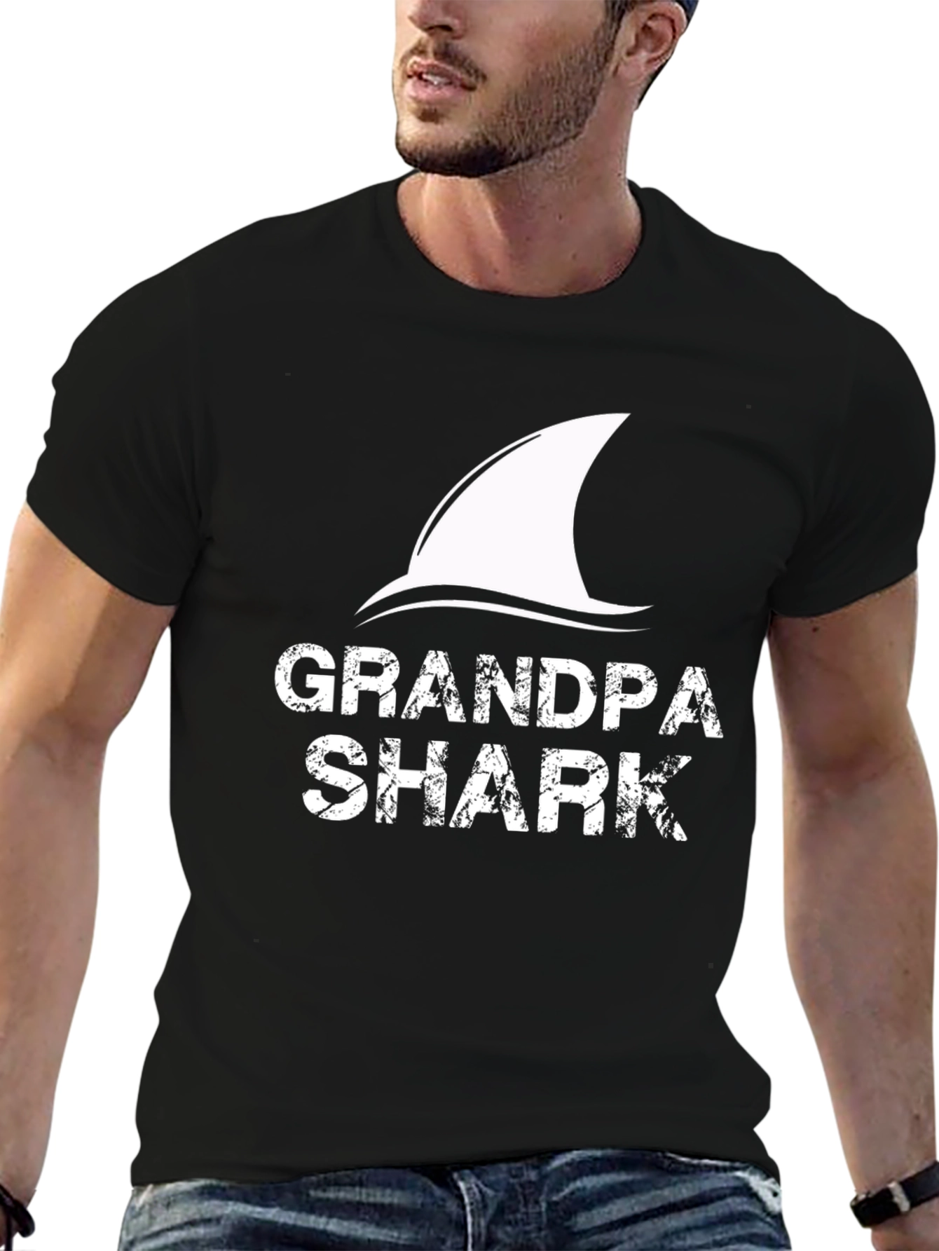 Grandpa Shark Tee - Funny Family Matching Shirt