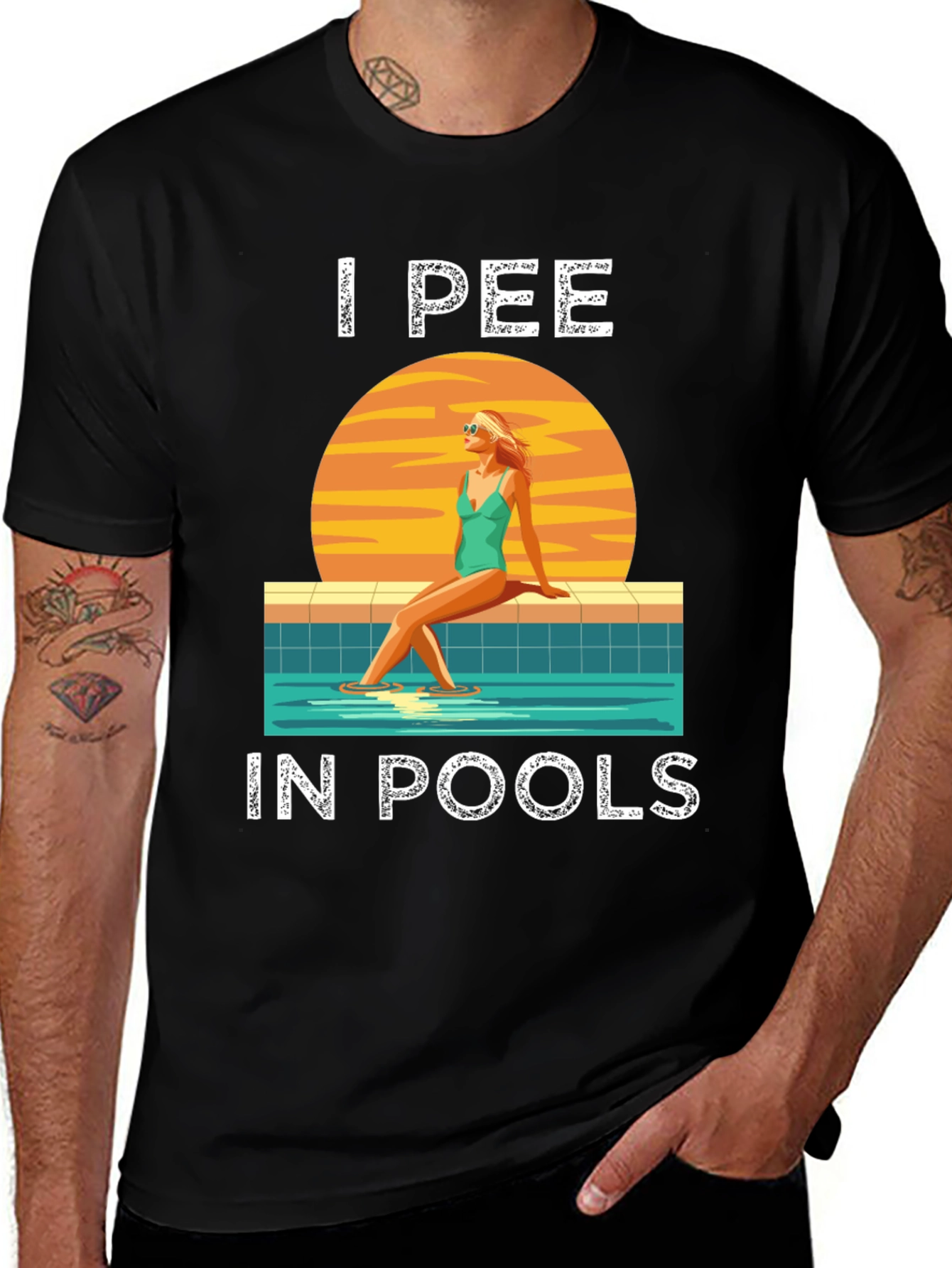 I Pee in Pools T-Shirt - Funny Summer Tee
