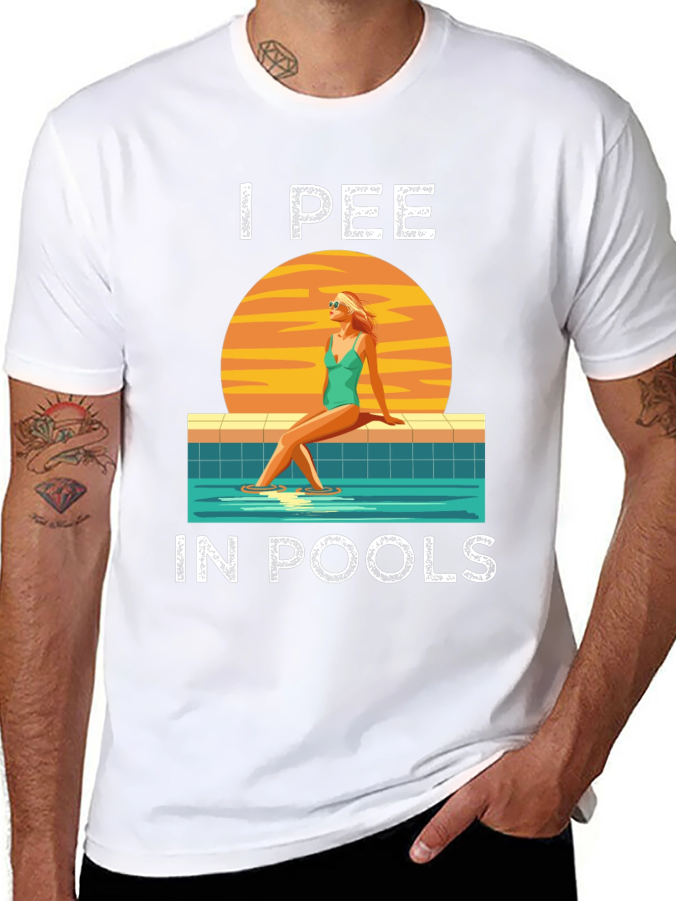 I Pee in Pools T-Shirt - Funny Summer Tee