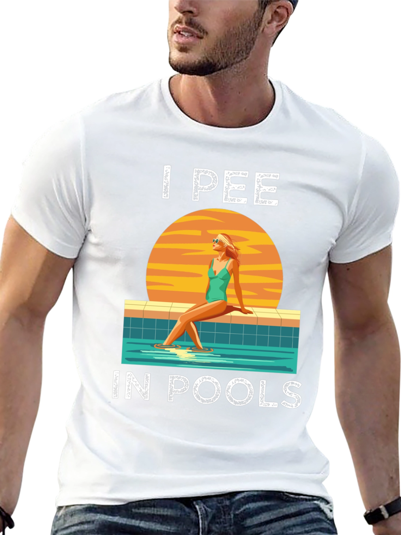 I Pee in Pools T-Shirt - Funny Summer Tee