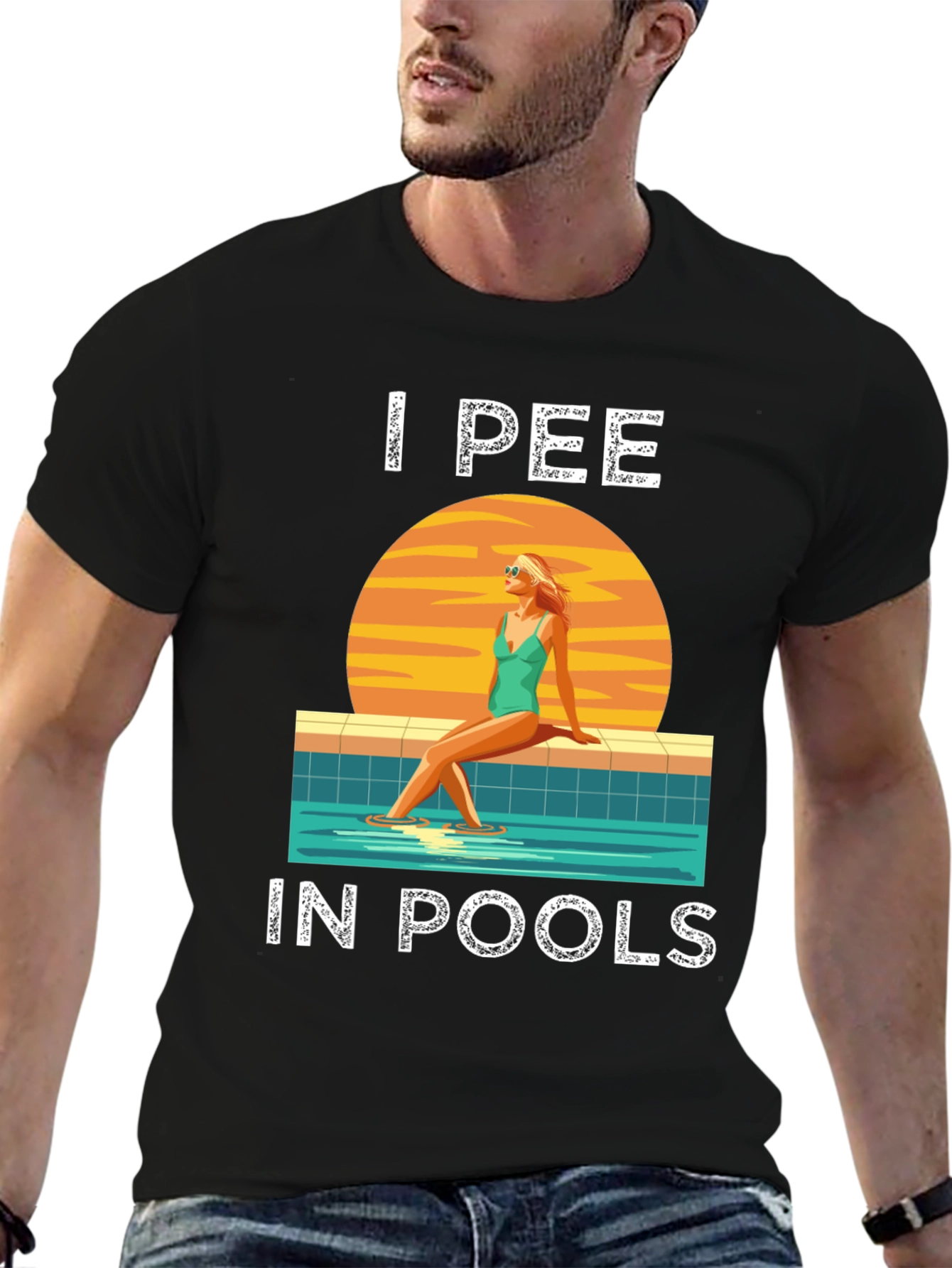 I Pee in Pools T-Shirt - Funny Summer Tee