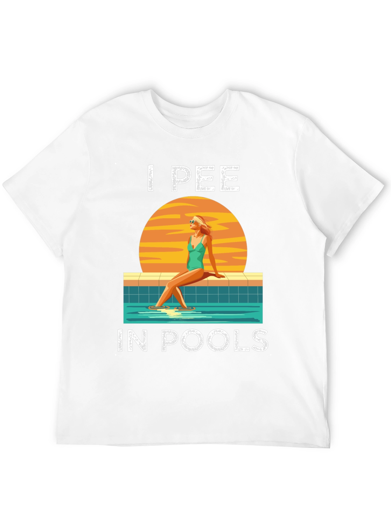 I Pee in Pools T-Shirt - Funny Summer Tee