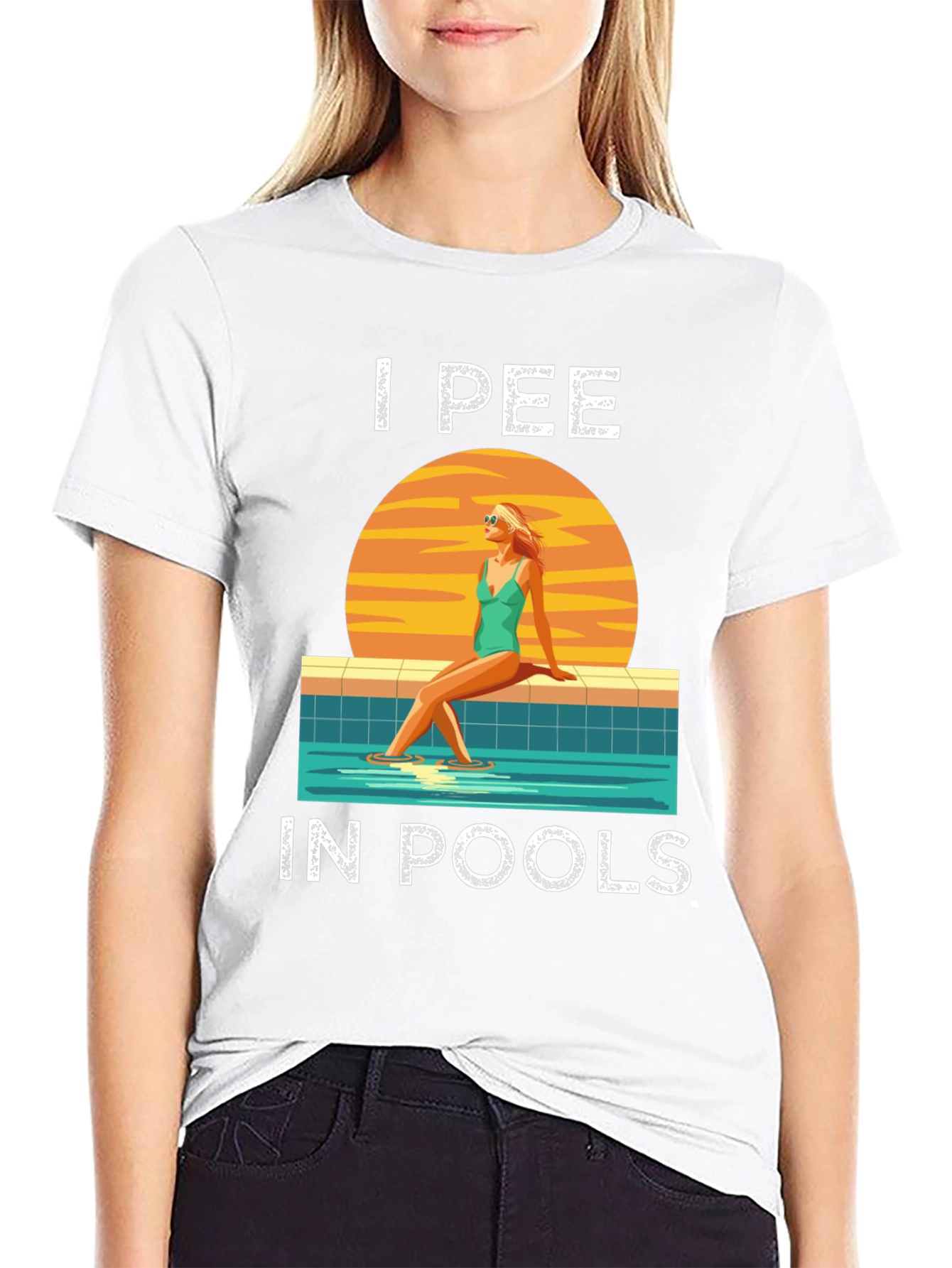 I Pee in Pools T-Shirt - Funny Summer Tee