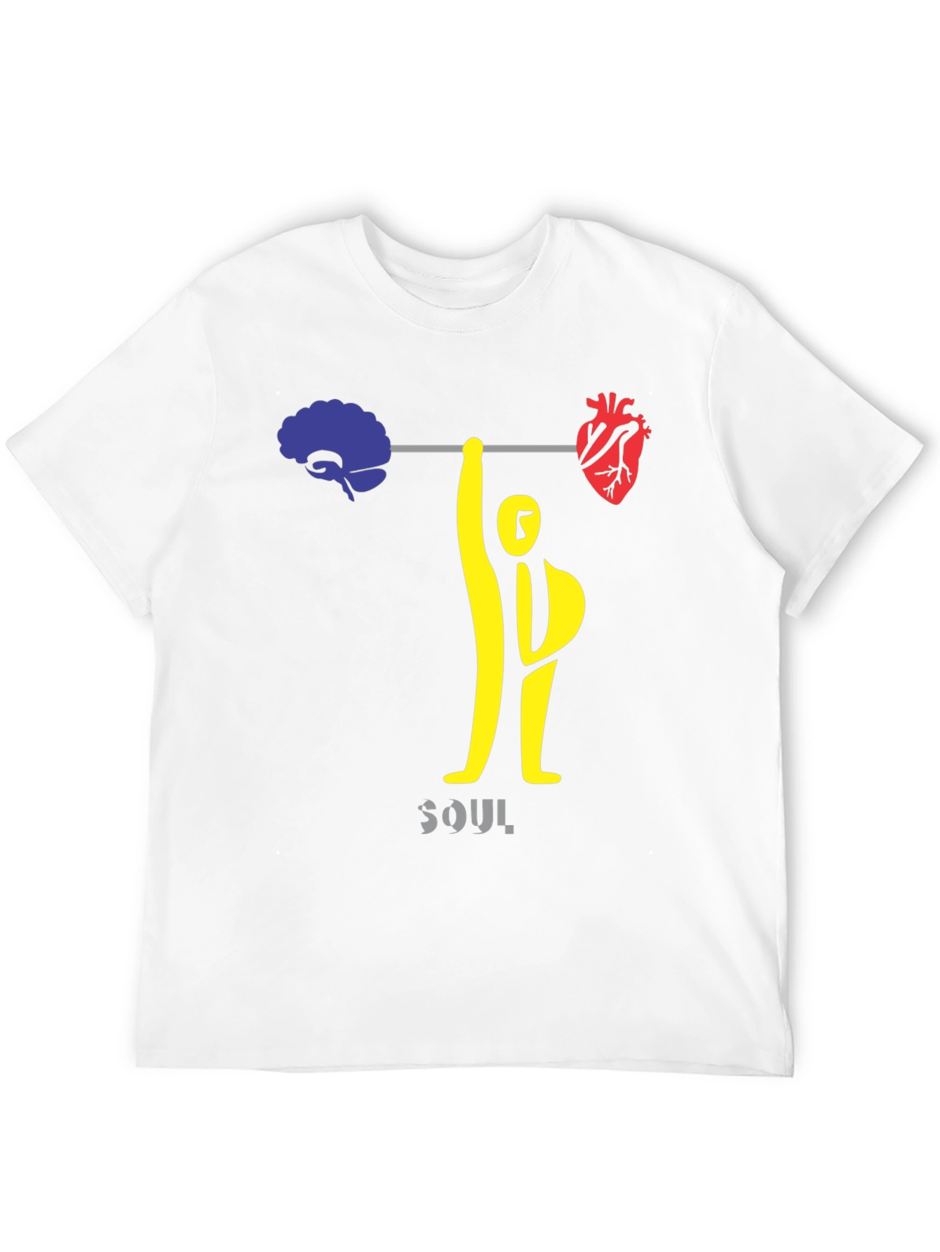 Brain & Heart Powerlifting T-Shirt