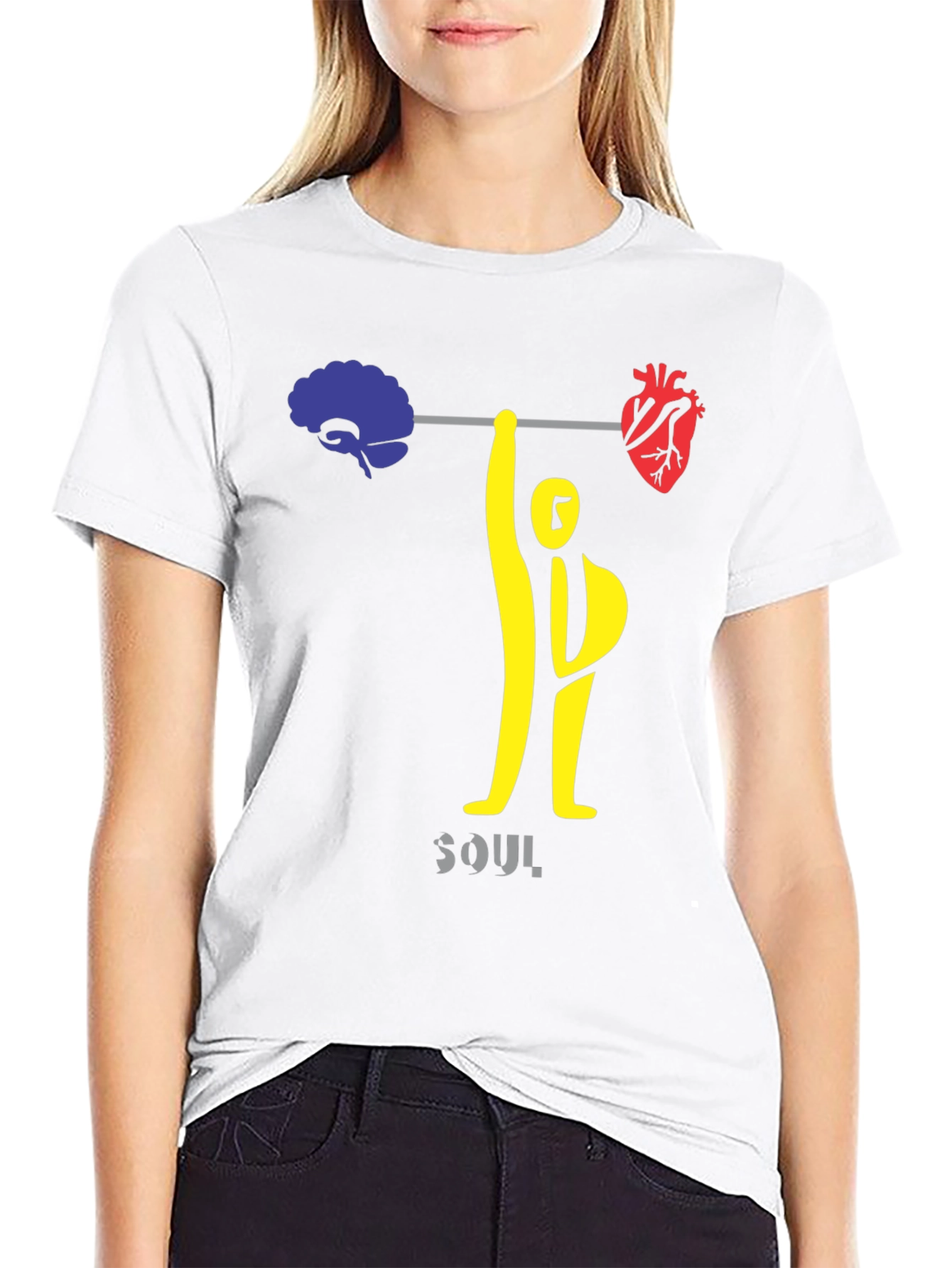 Brain & Heart Powerlifting T-Shirt