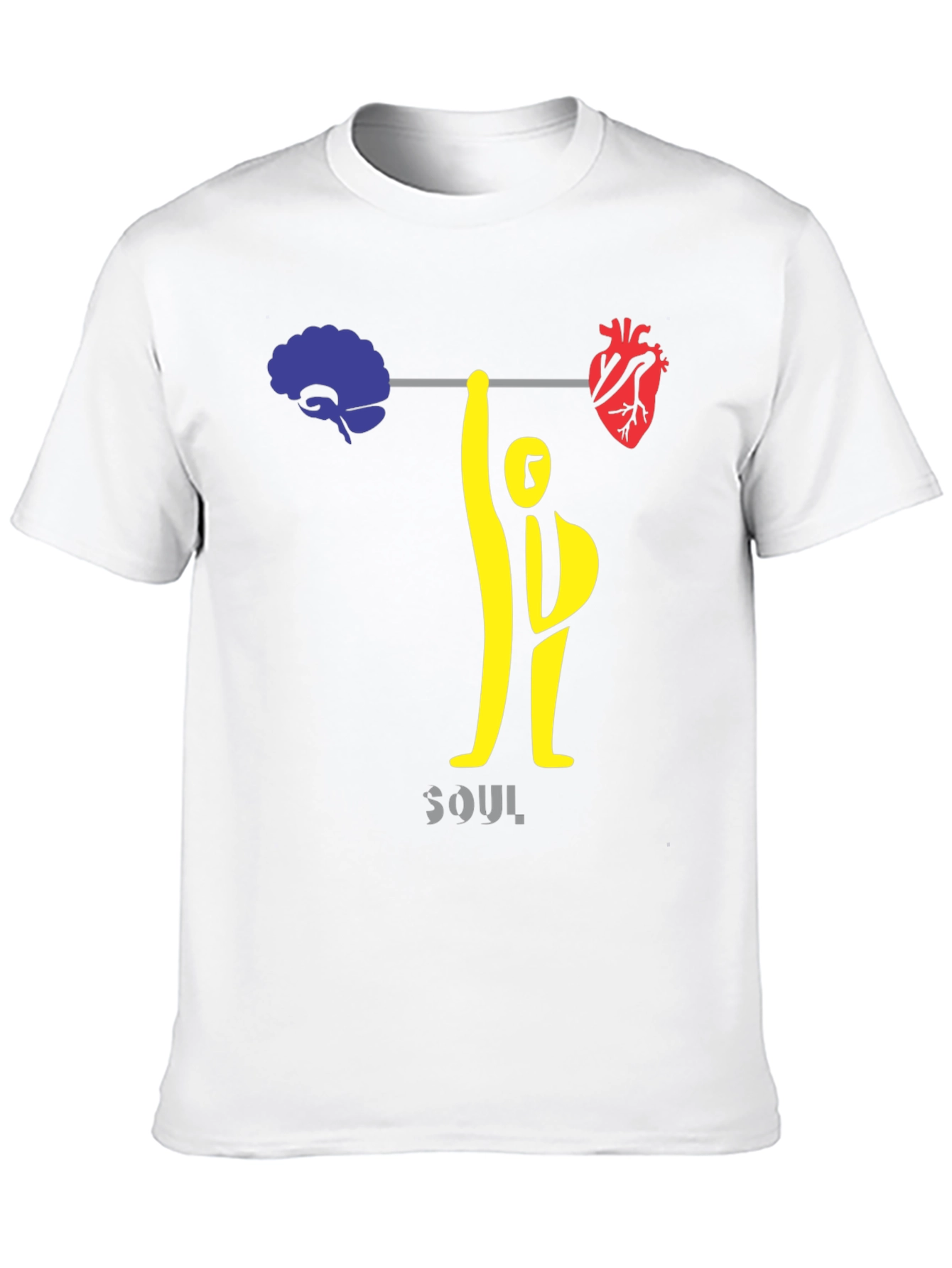Brain & Heart Powerlifting T-Shirt