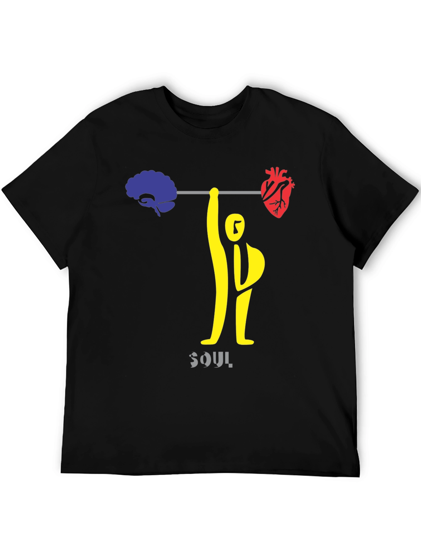 Brain & Heart Powerlifting T-Shirt