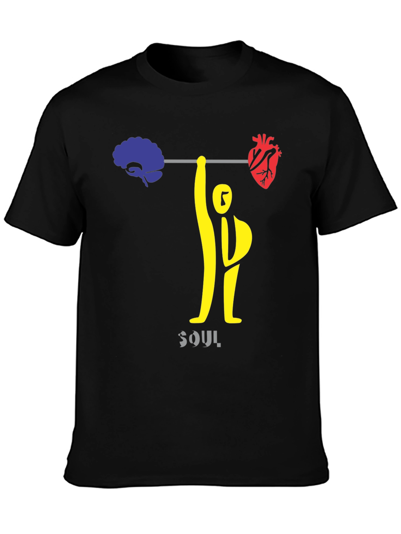 Brain & Heart Powerlifting T-Shirt