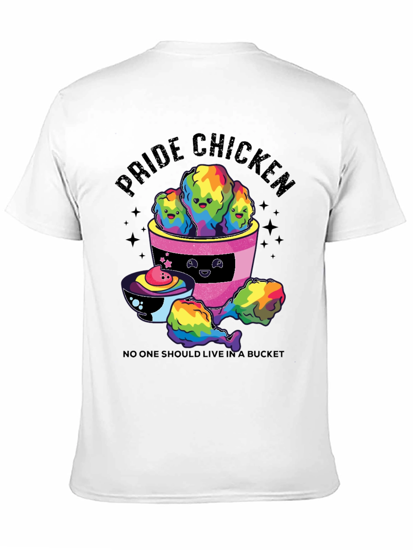 Pride Chicken Graphic T-Shirt - LGBTQ+ Support