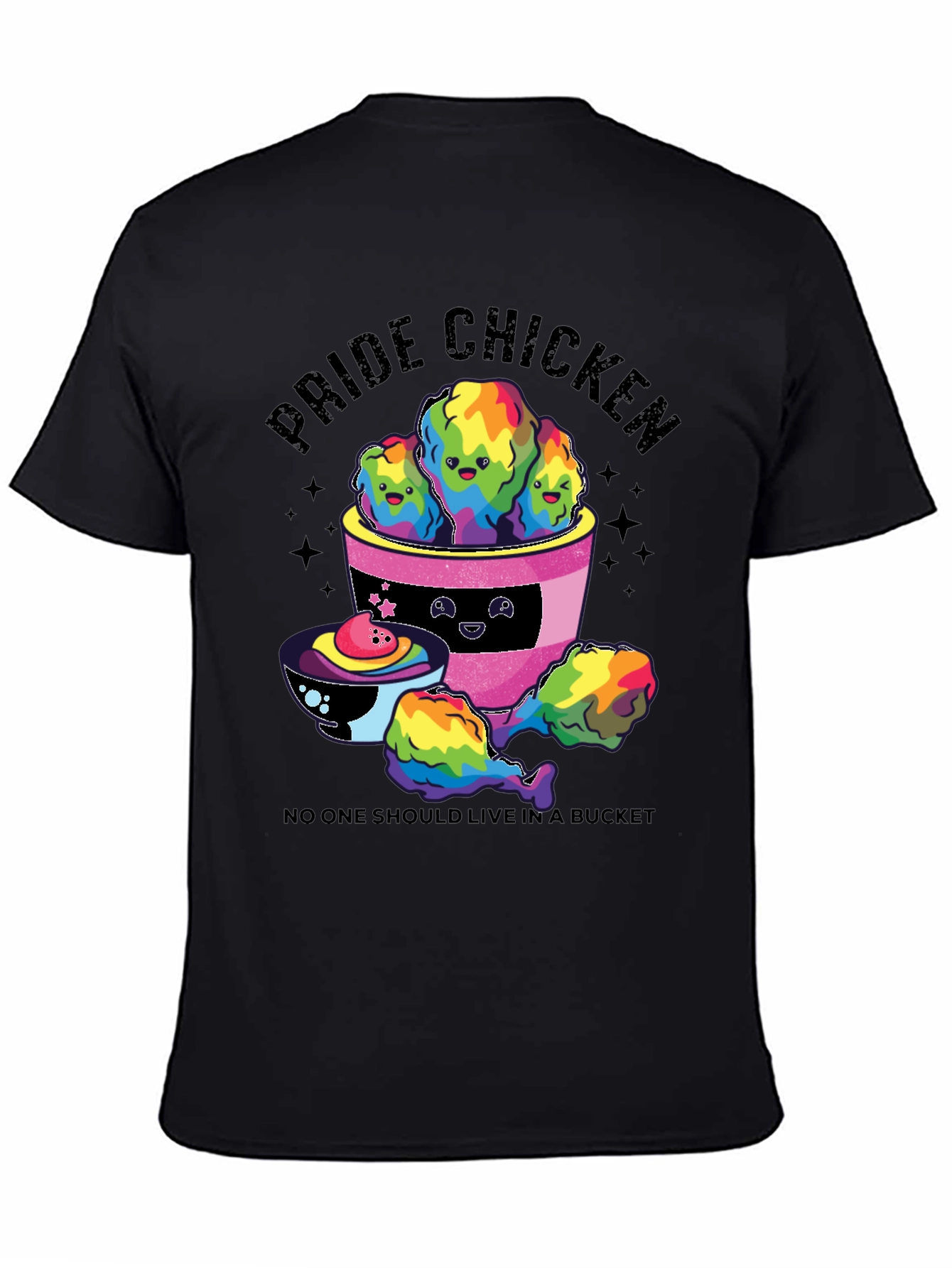 Pride Chicken Graphic T-Shirt - LGBTQ+ Support