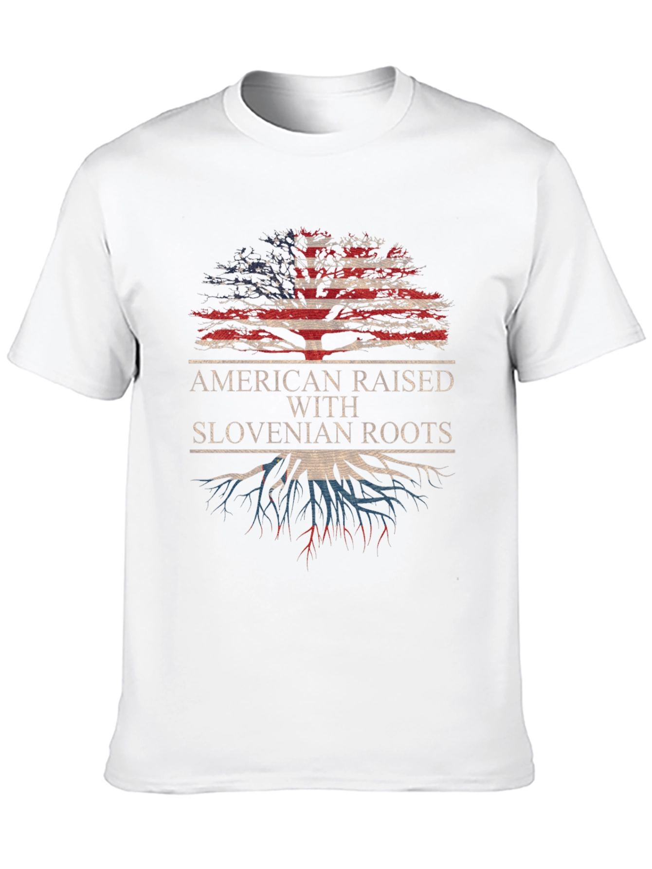 American Raised with Slovenian Roots T-Shirt