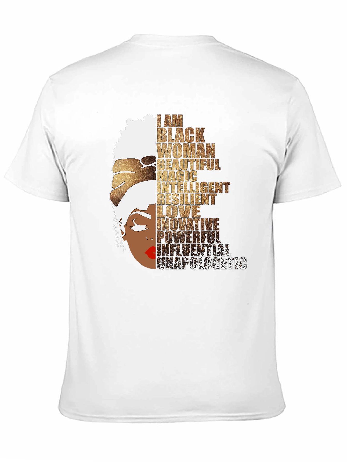 Empowered Black Woman Graphic Tee - Black Pride