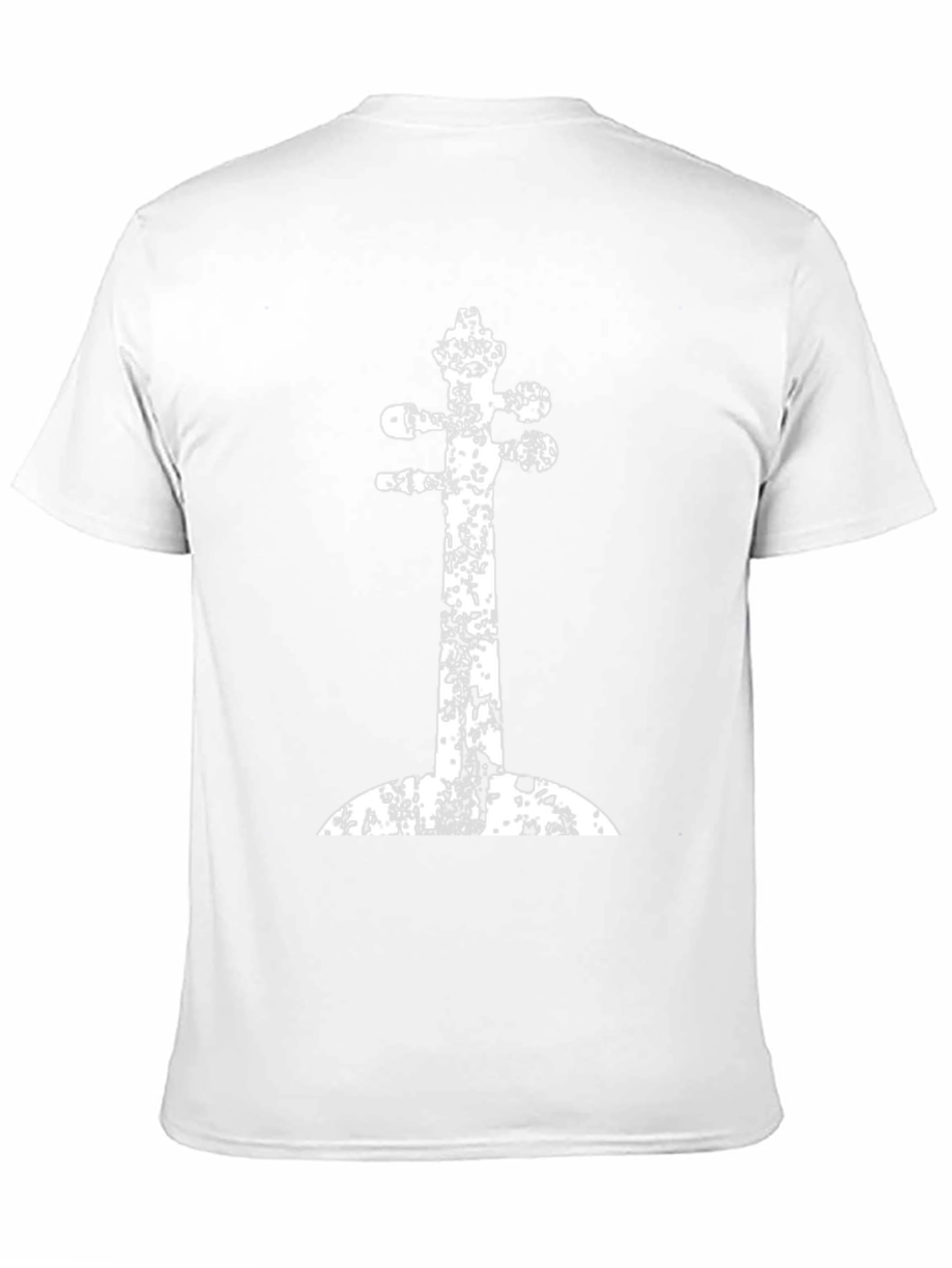 Distressed Gadulka Instrument Black T-Shirt