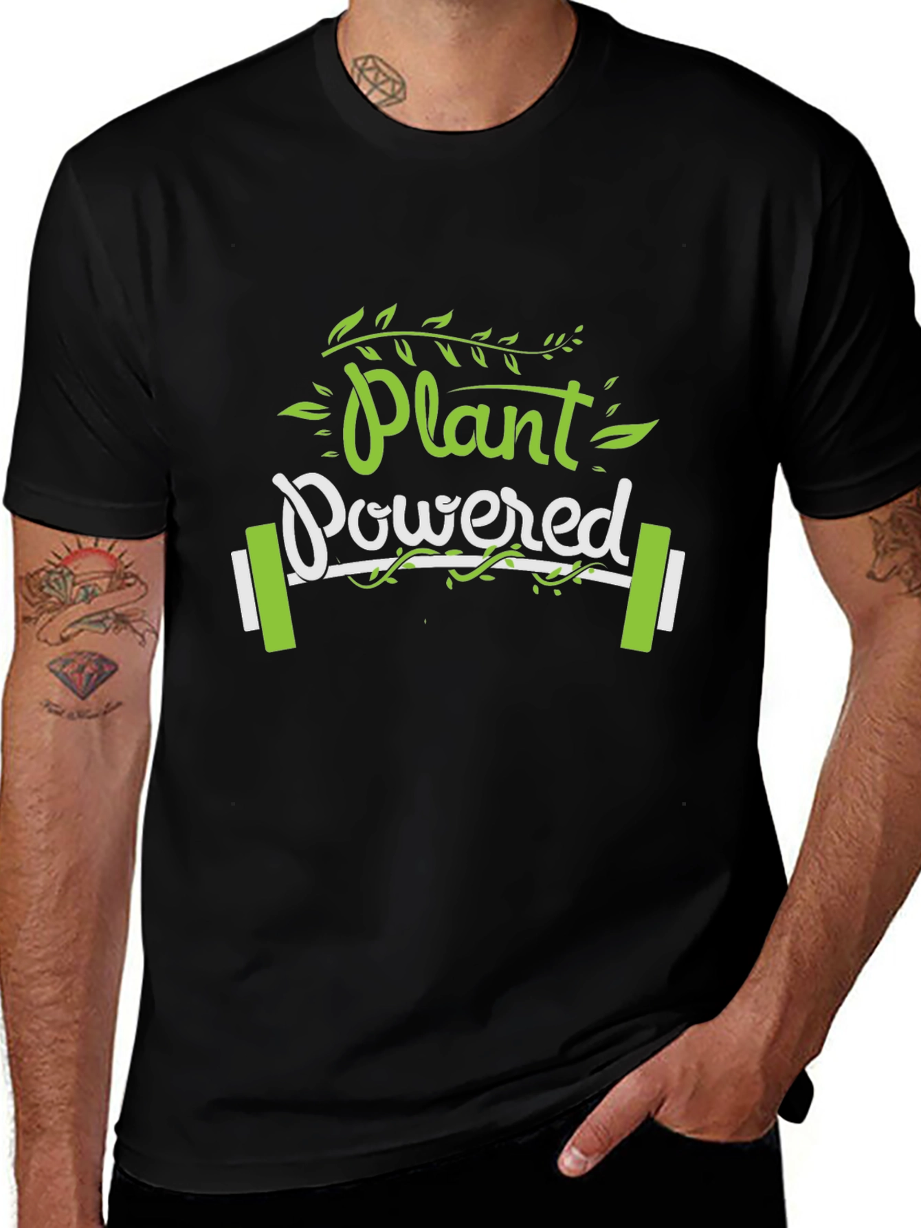 Plant Powered Vegan Graphic Tee