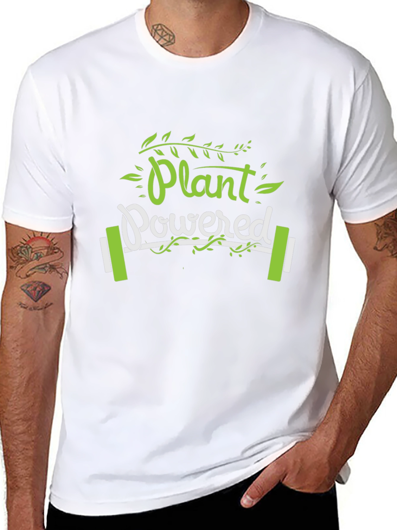 Plant Powered Vegan Graphic Tee