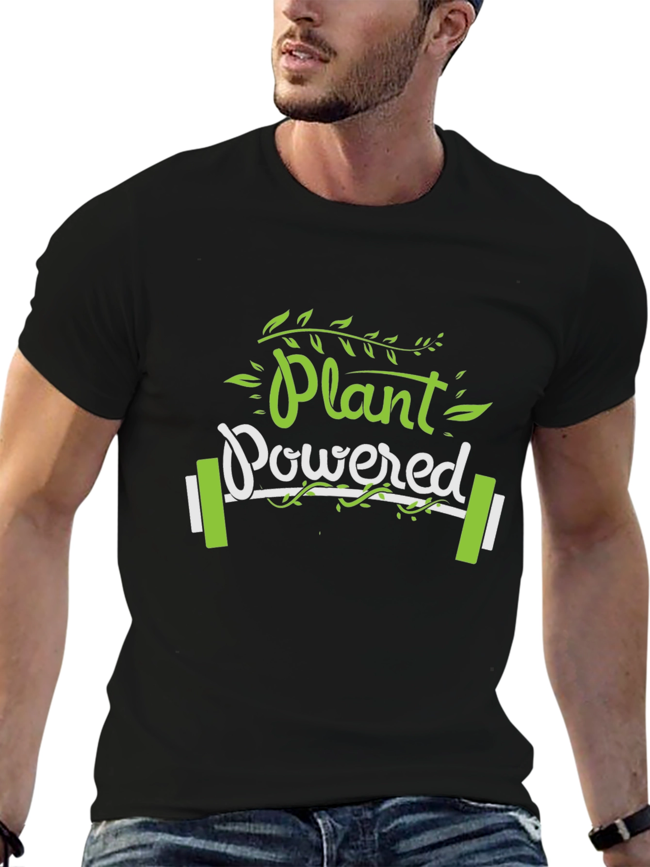 Plant Powered Vegan Graphic Tee