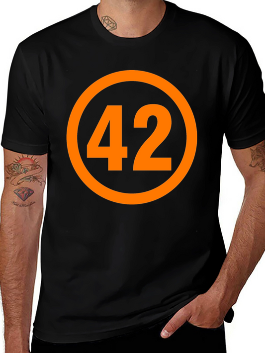 Answer to Life T-Shirt - Black 42 Design