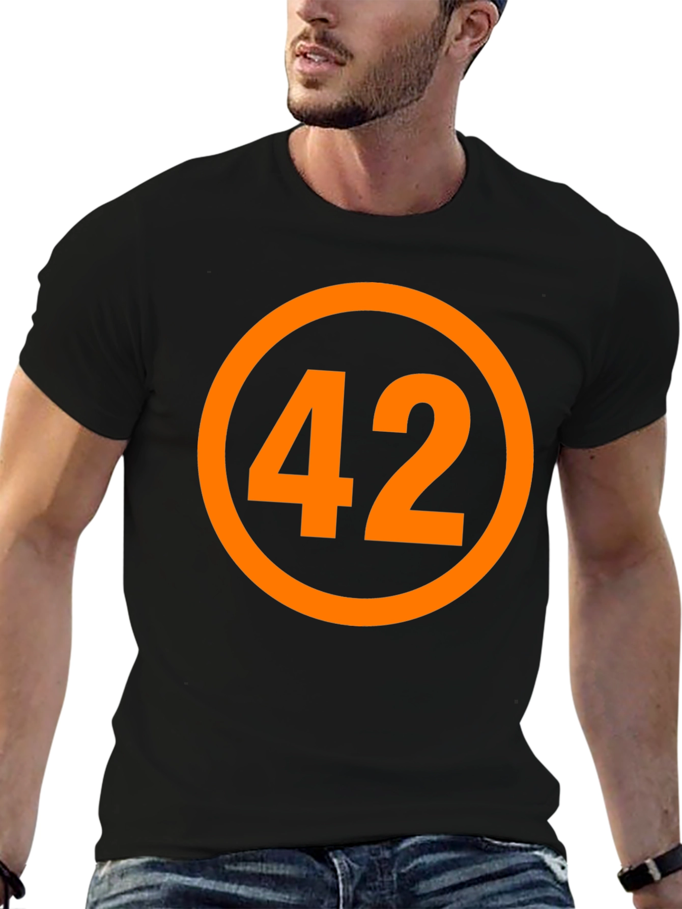 Answer to Life T-Shirt - Black 42 Design
