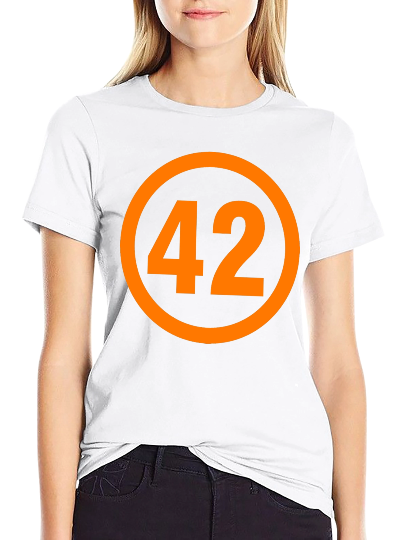 Answer to Life T-Shirt - Black 42 Design