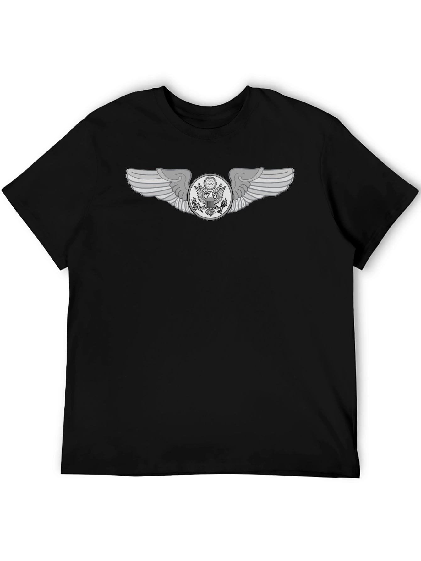 Golfing Eagle Wing Black Tee