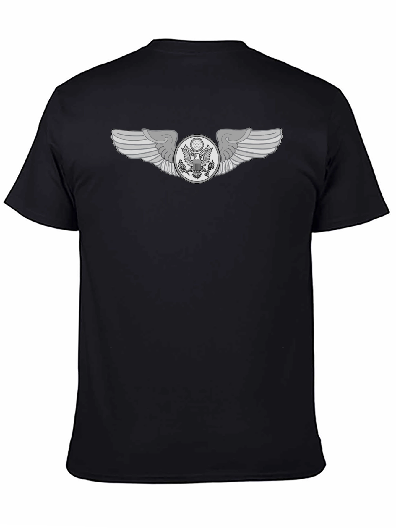 Golfing Eagle Wing Black Tee