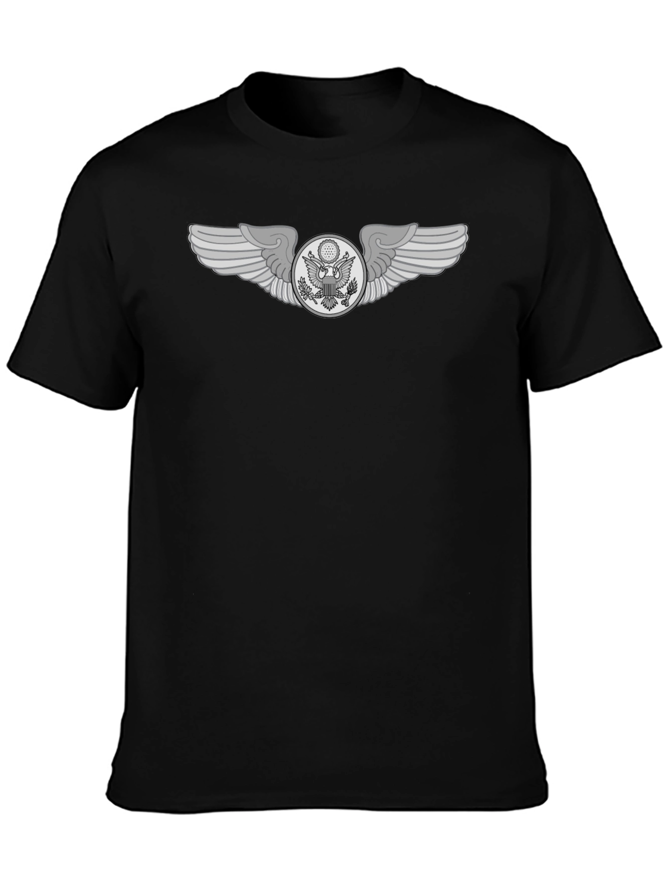 Golfing Eagle Wing Black Tee