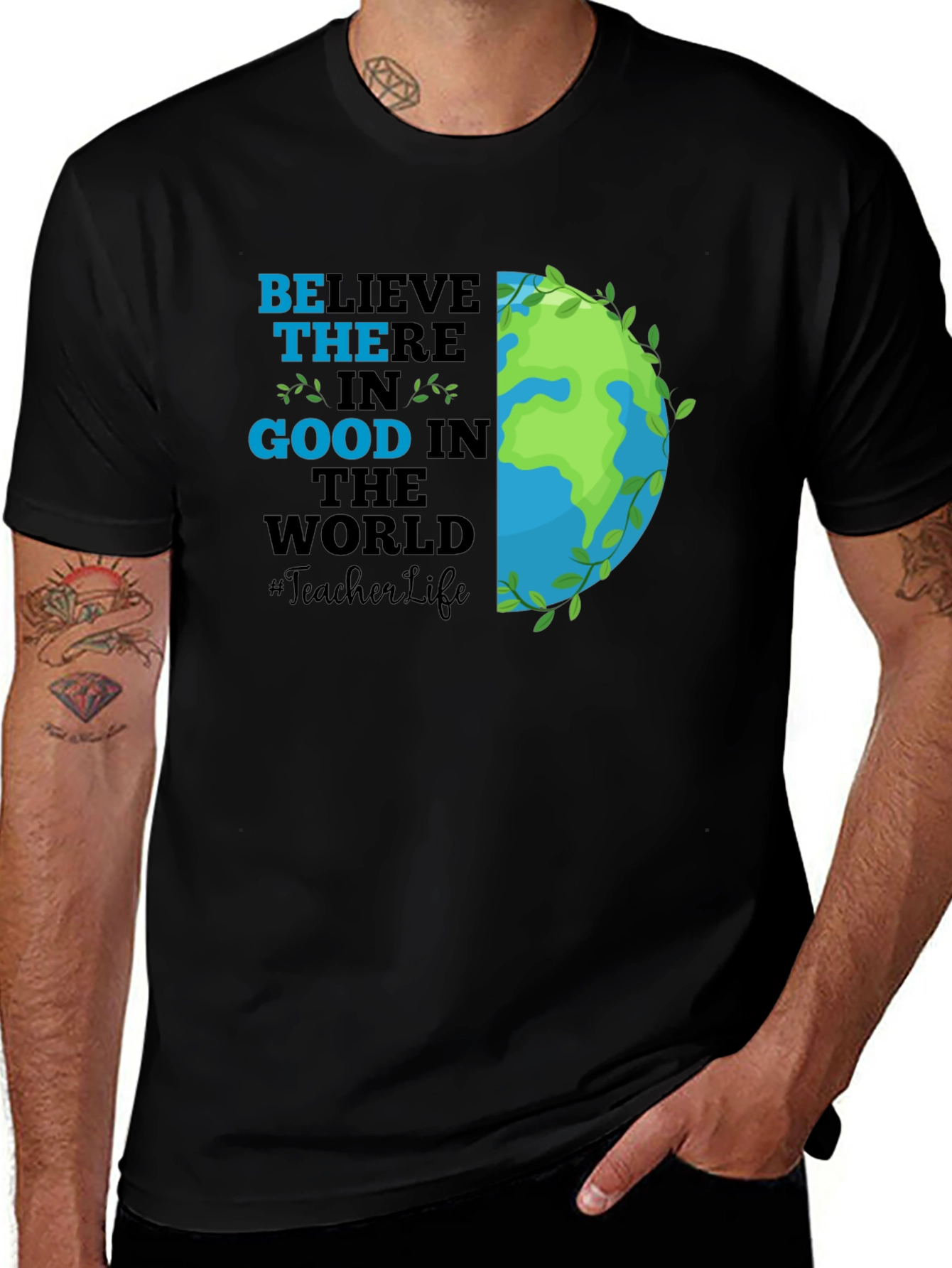 Believe in Good Teacher Life Graphic Tee