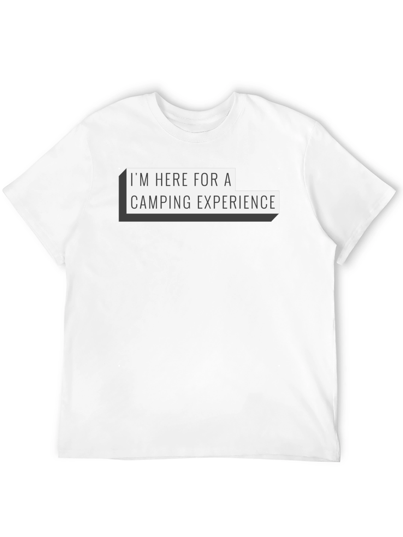 Camping Experience Black Graphic Tee