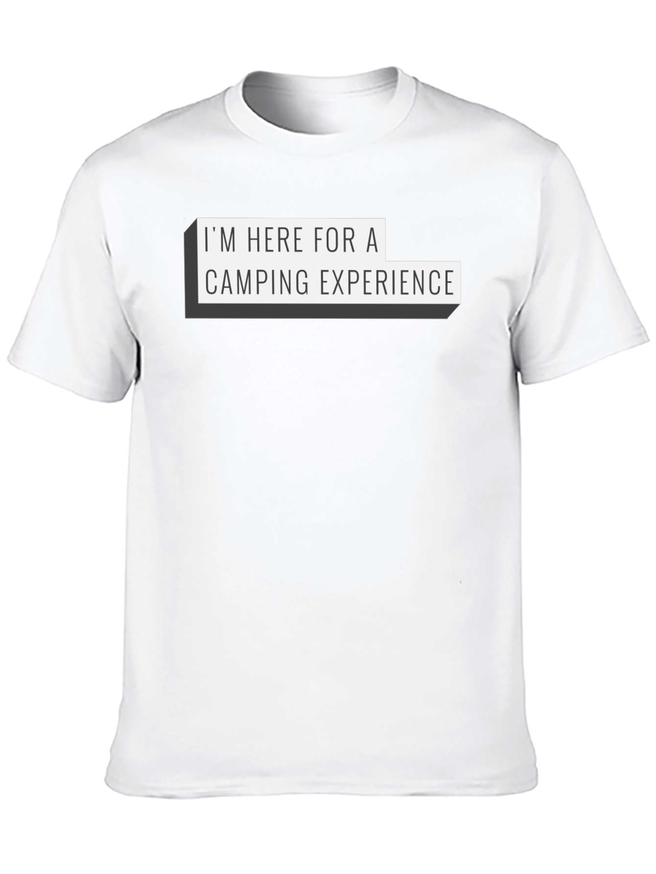 Camping Experience Black Graphic Tee