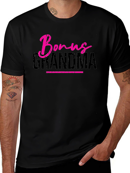 Bonus Grandma Graphic T-Shirt