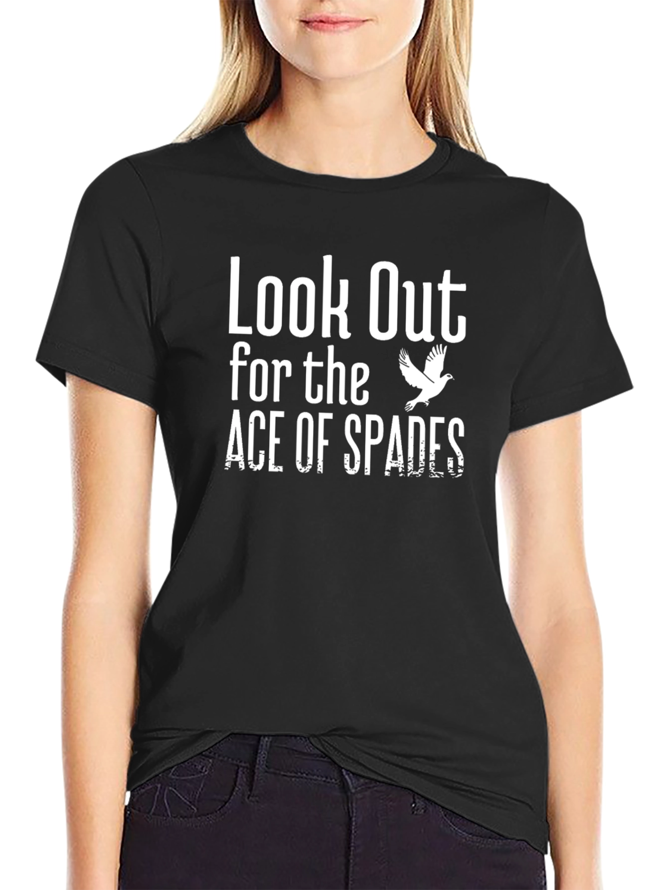 Look Out Ace of Spades Graphic T-Shirt
