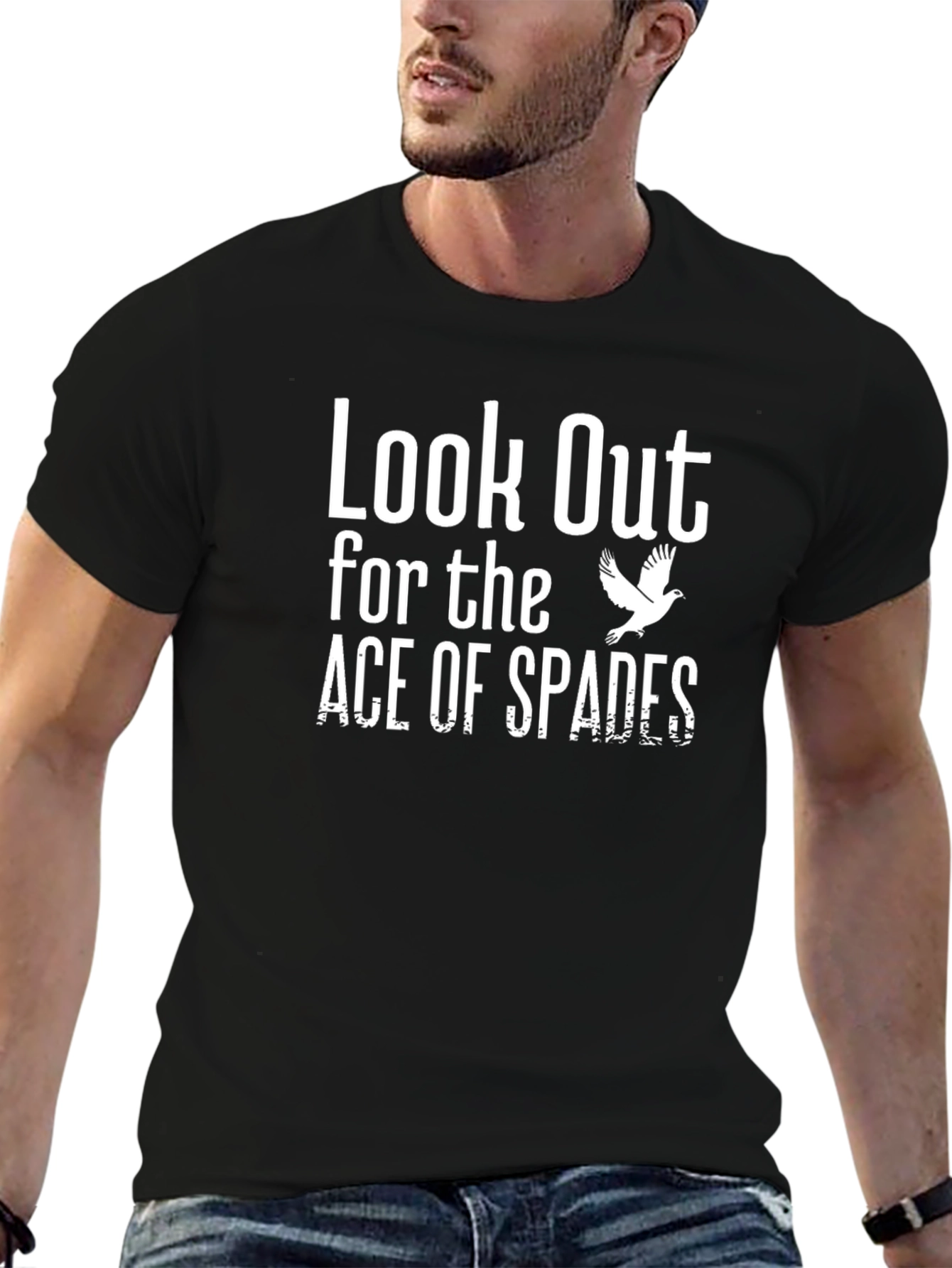 Look Out Ace of Spades Graphic T-Shirt