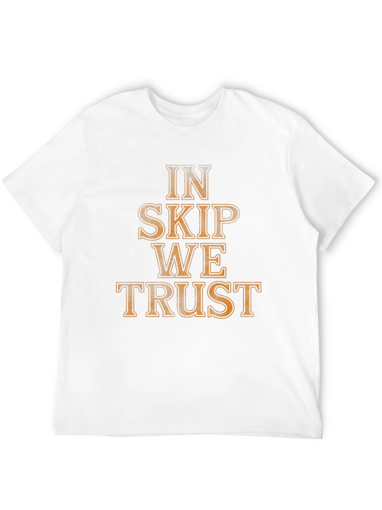 In Skip We Trust Graphic T-Shirt - Black