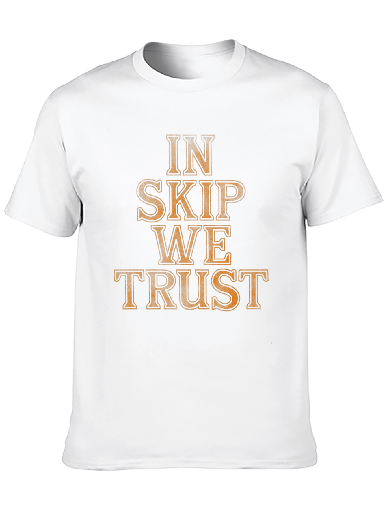 In Skip We Trust Graphic T-Shirt - Black