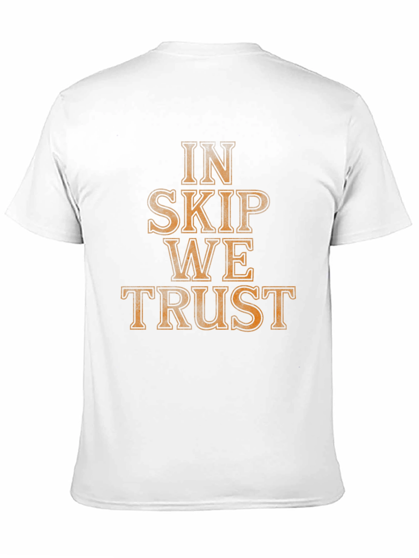 In Skip We Trust Graphic T-Shirt - Black
