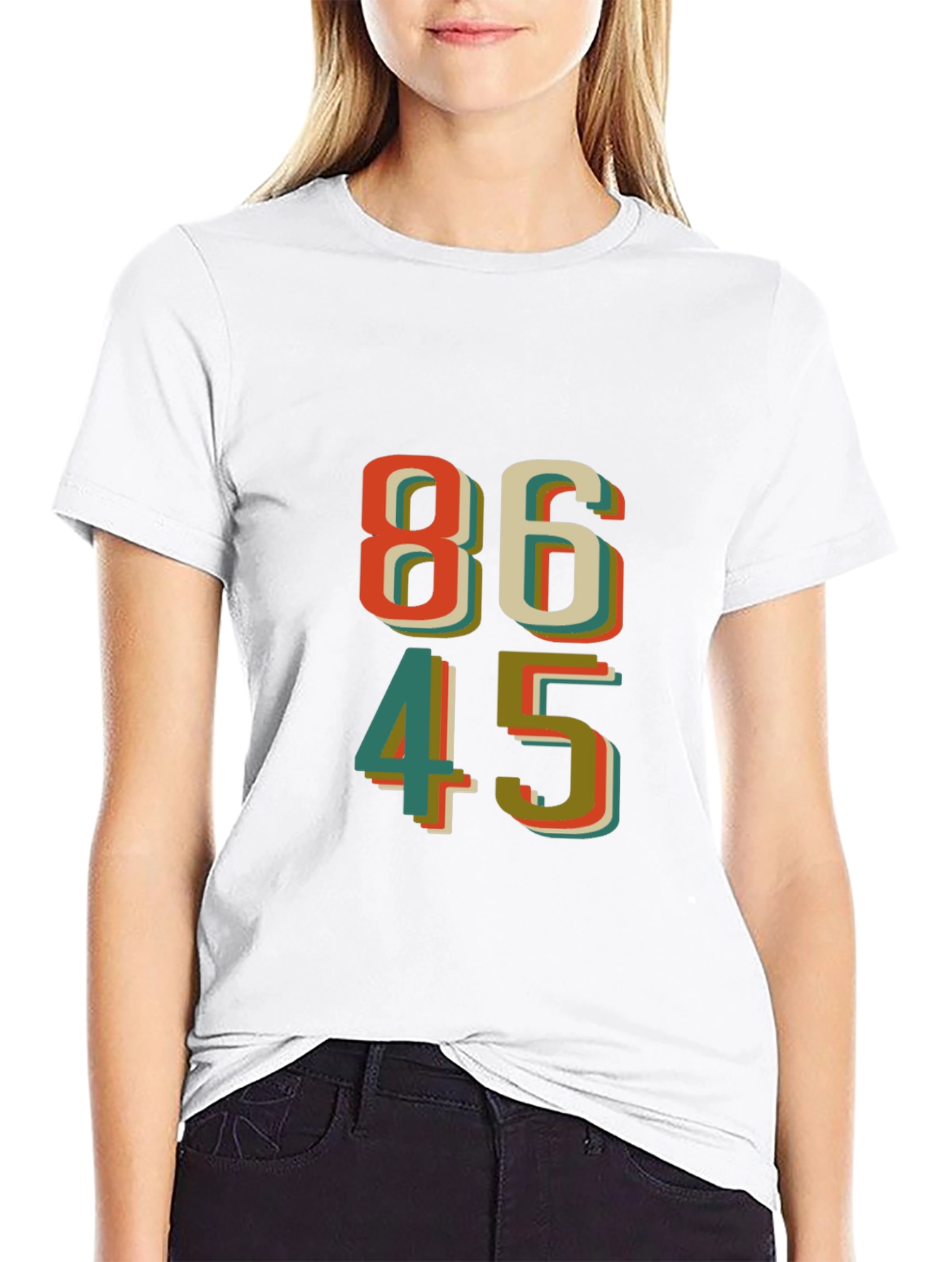 86 45 Graphic T-Shirt - Retro Design