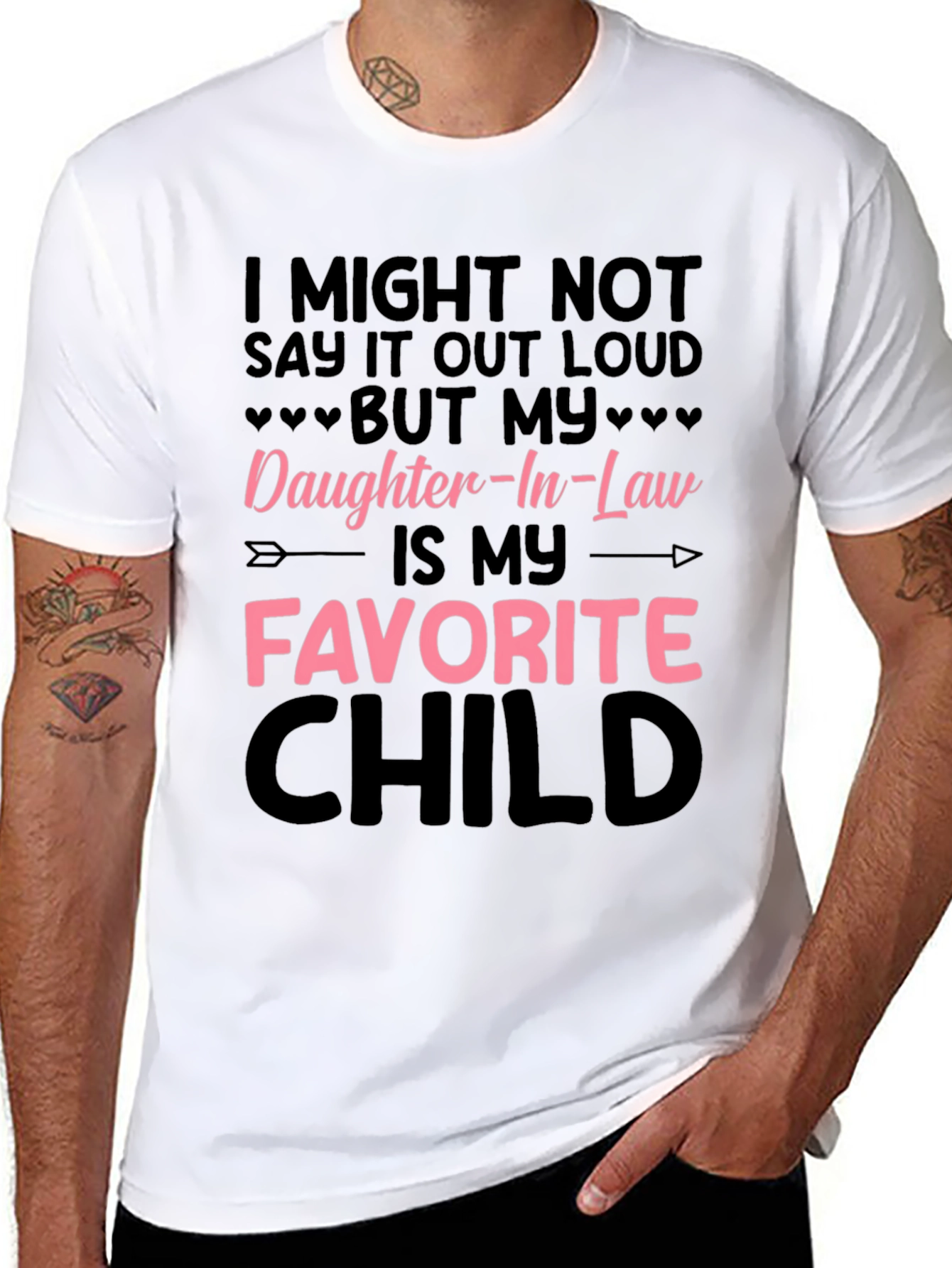 Daughter-In-Law Favorite Child Graphic T-Shirt