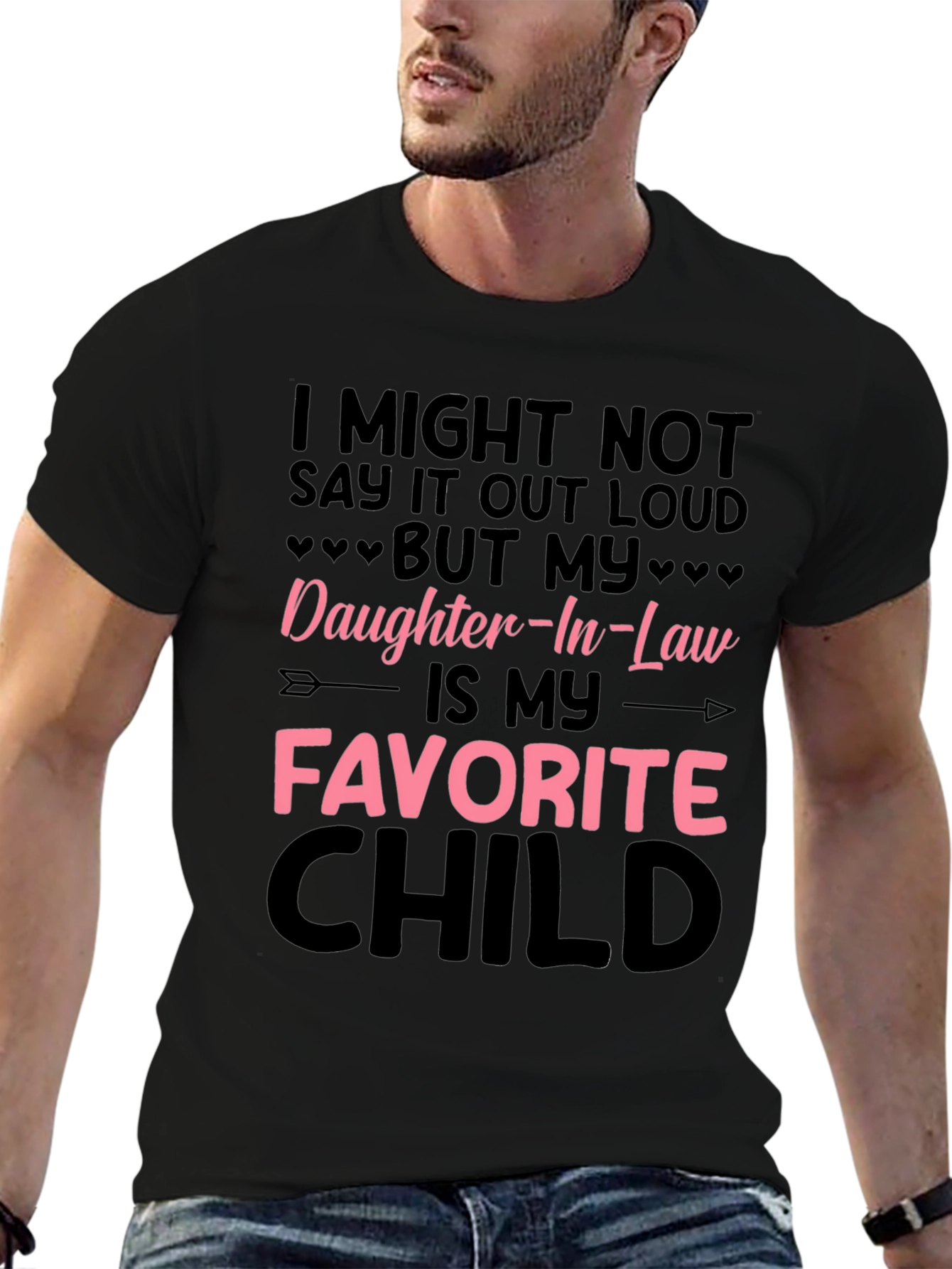 Daughter-In-Law Favorite Child Graphic T-Shirt