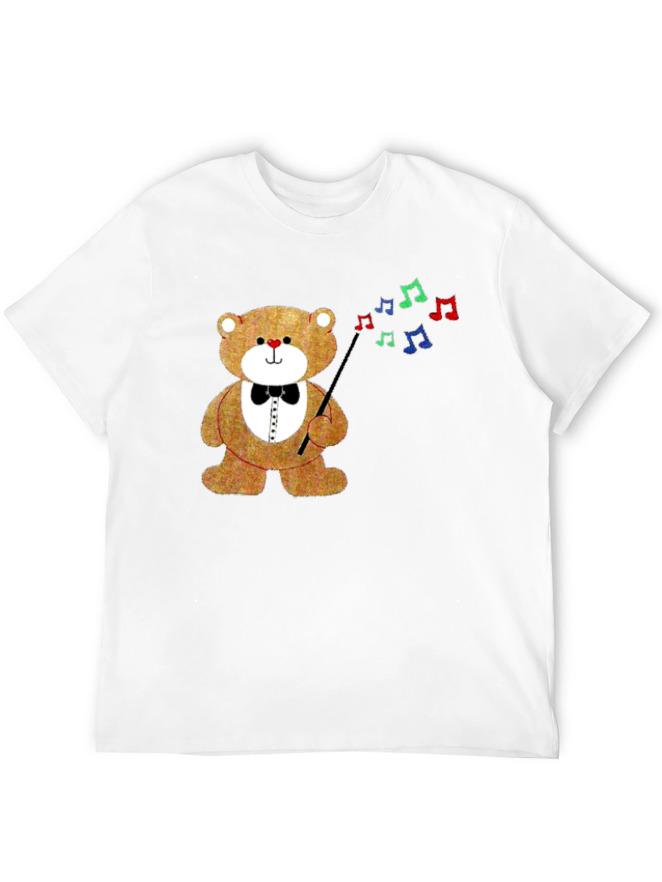 Teddy Bear Conductor Graphic T-Shirt