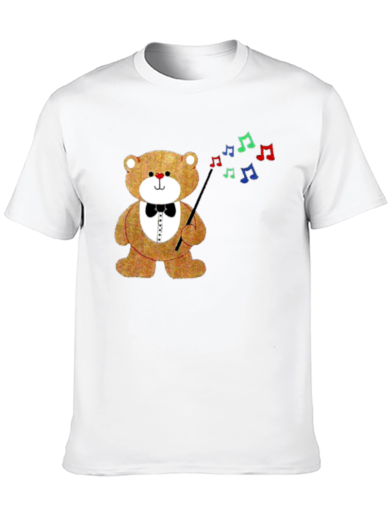 Teddy Bear Conductor Graphic T-Shirt