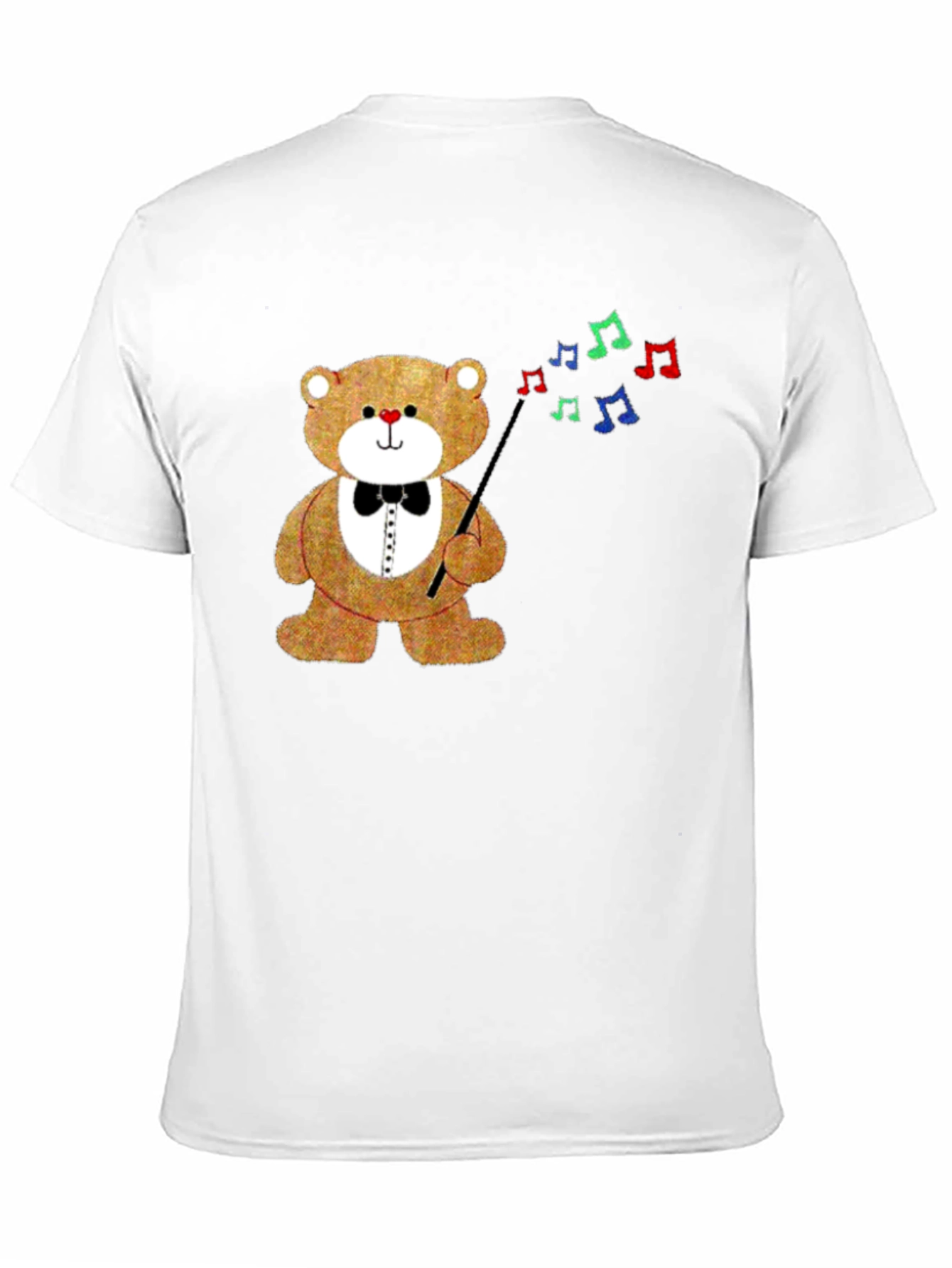 Teddy Bear Conductor Graphic T-Shirt