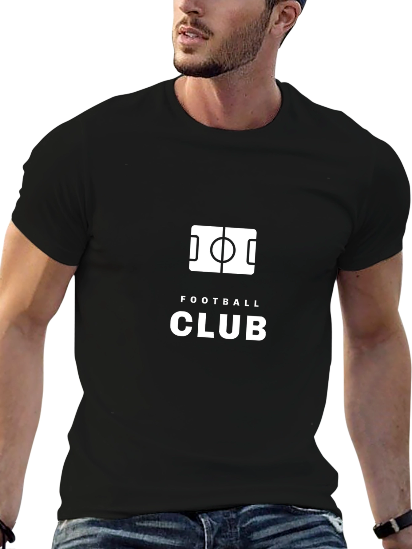 Football Club Black T-Shirt