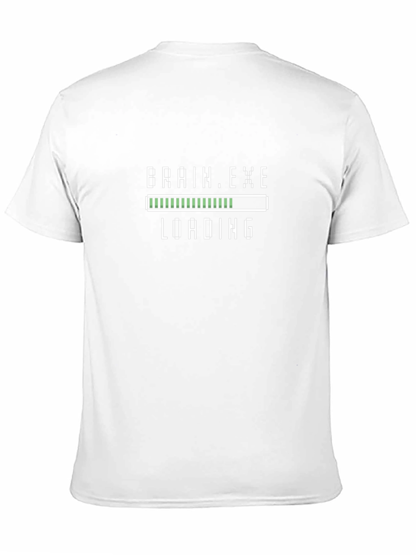 Brain.exe Loading Black T-Shirt - Geeky Tech Humor