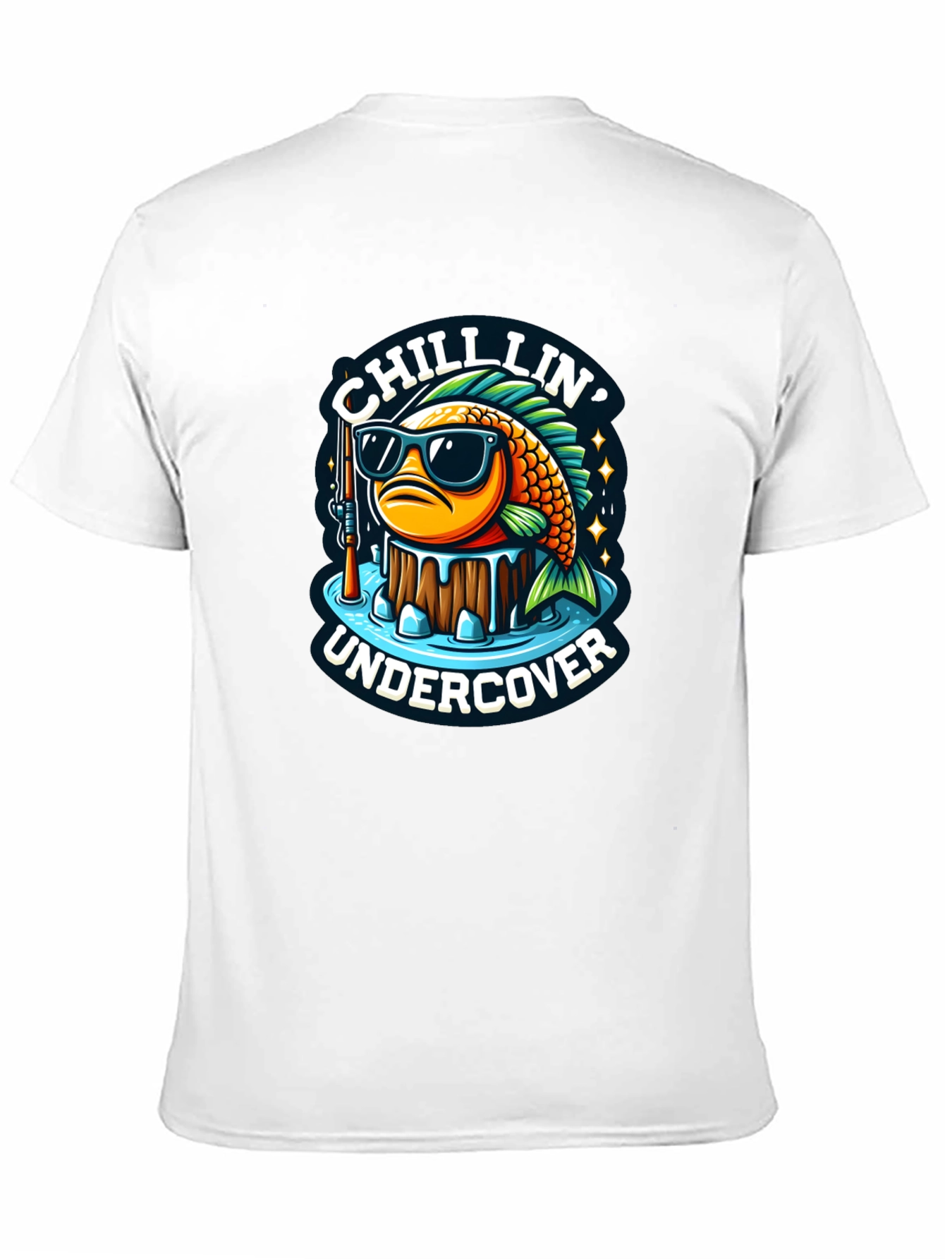 Chillin Undercover Fish Graphic Tee