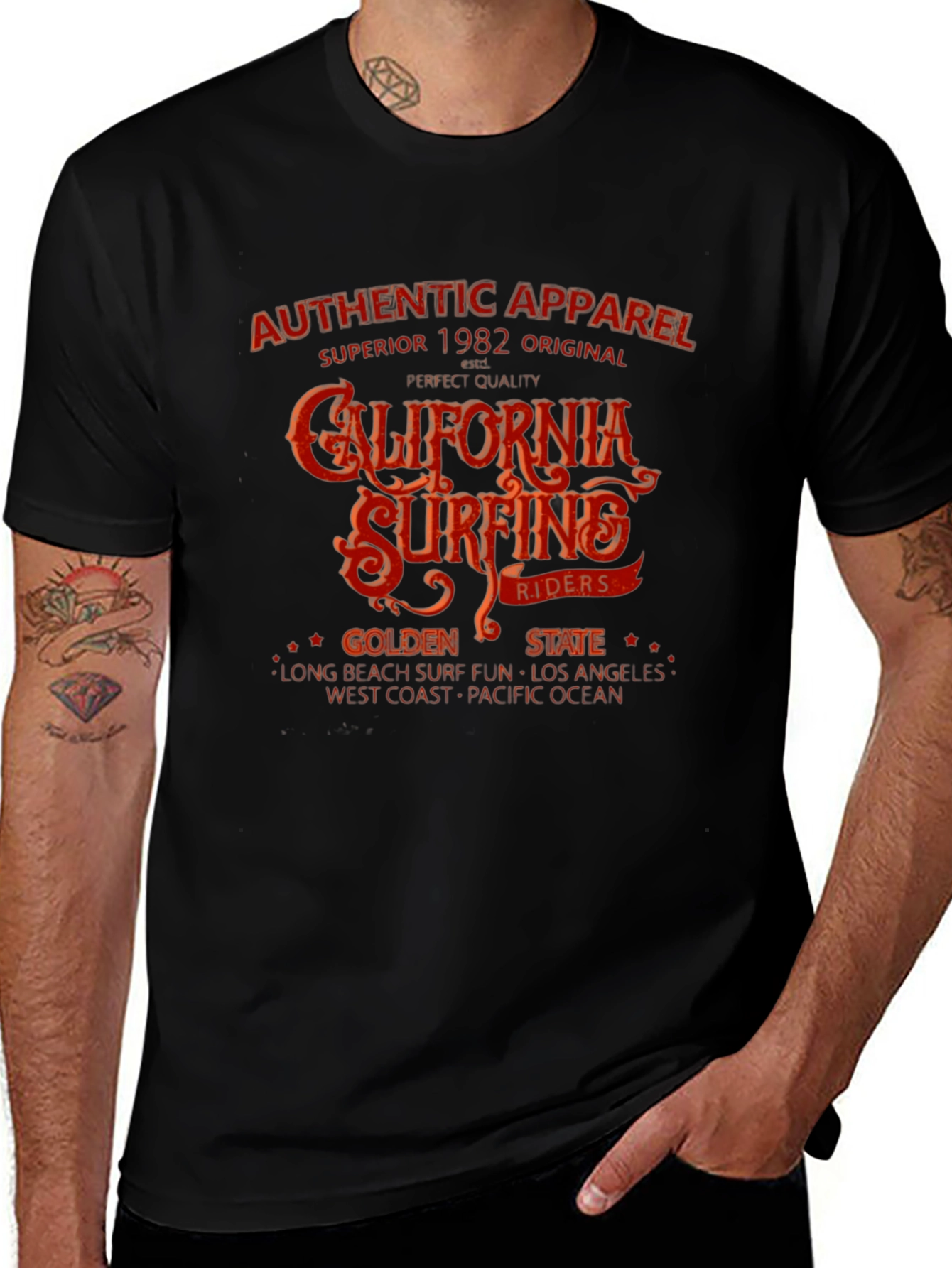 California Surfing T-Shirt - Golden State