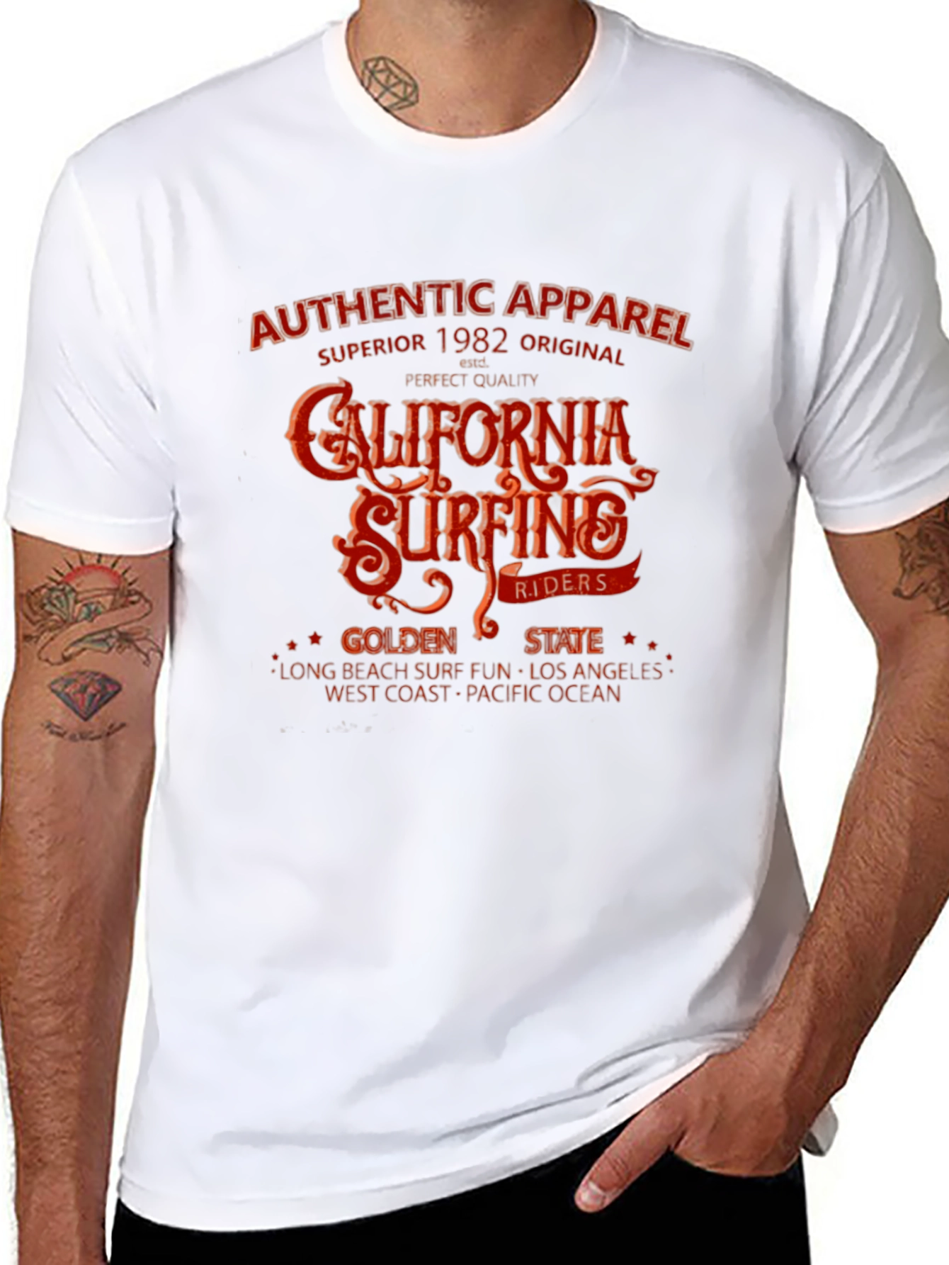 California Surfing T-Shirt - Golden State