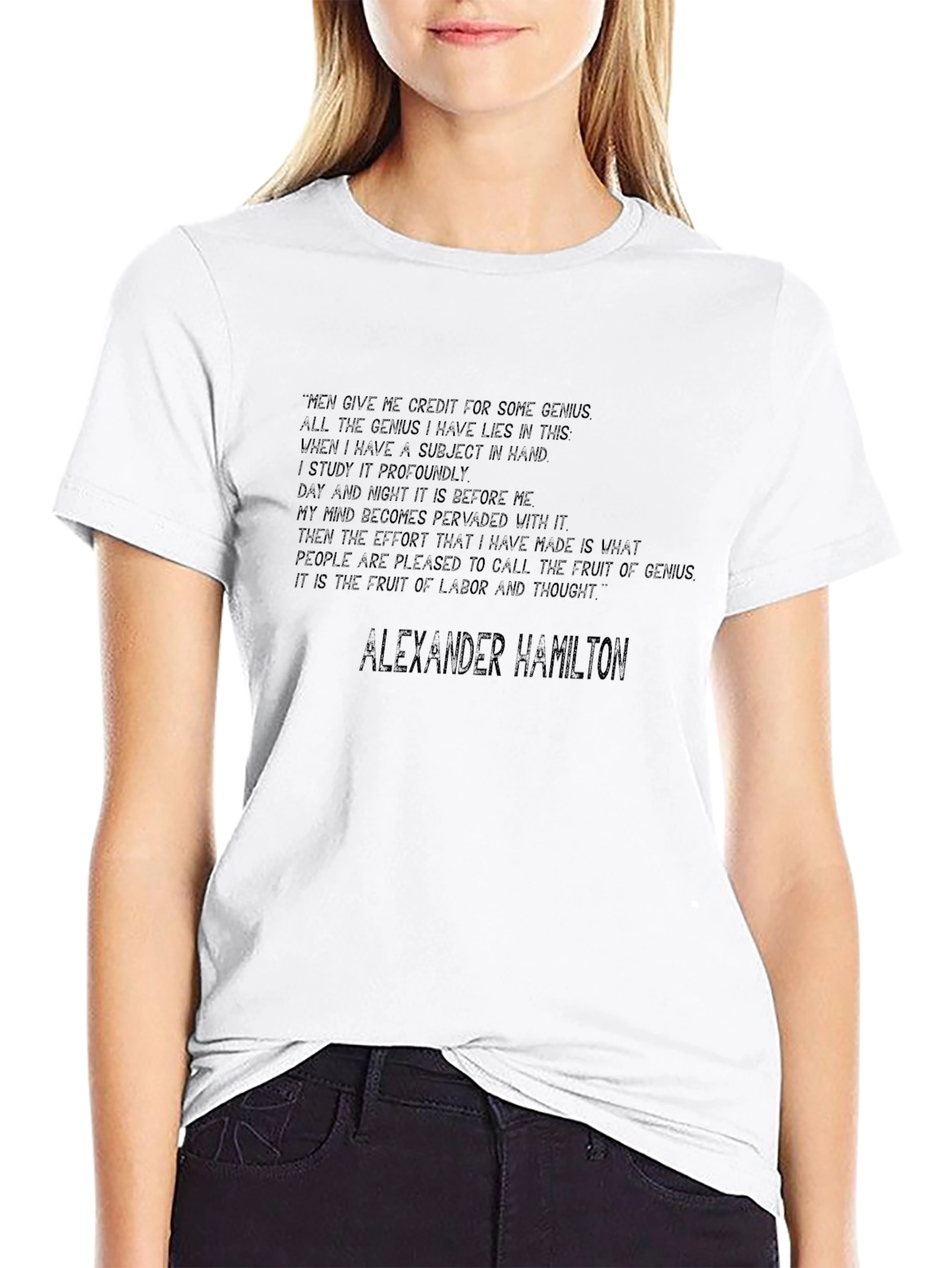 Alexander Hamilton Quote Graphic Tee