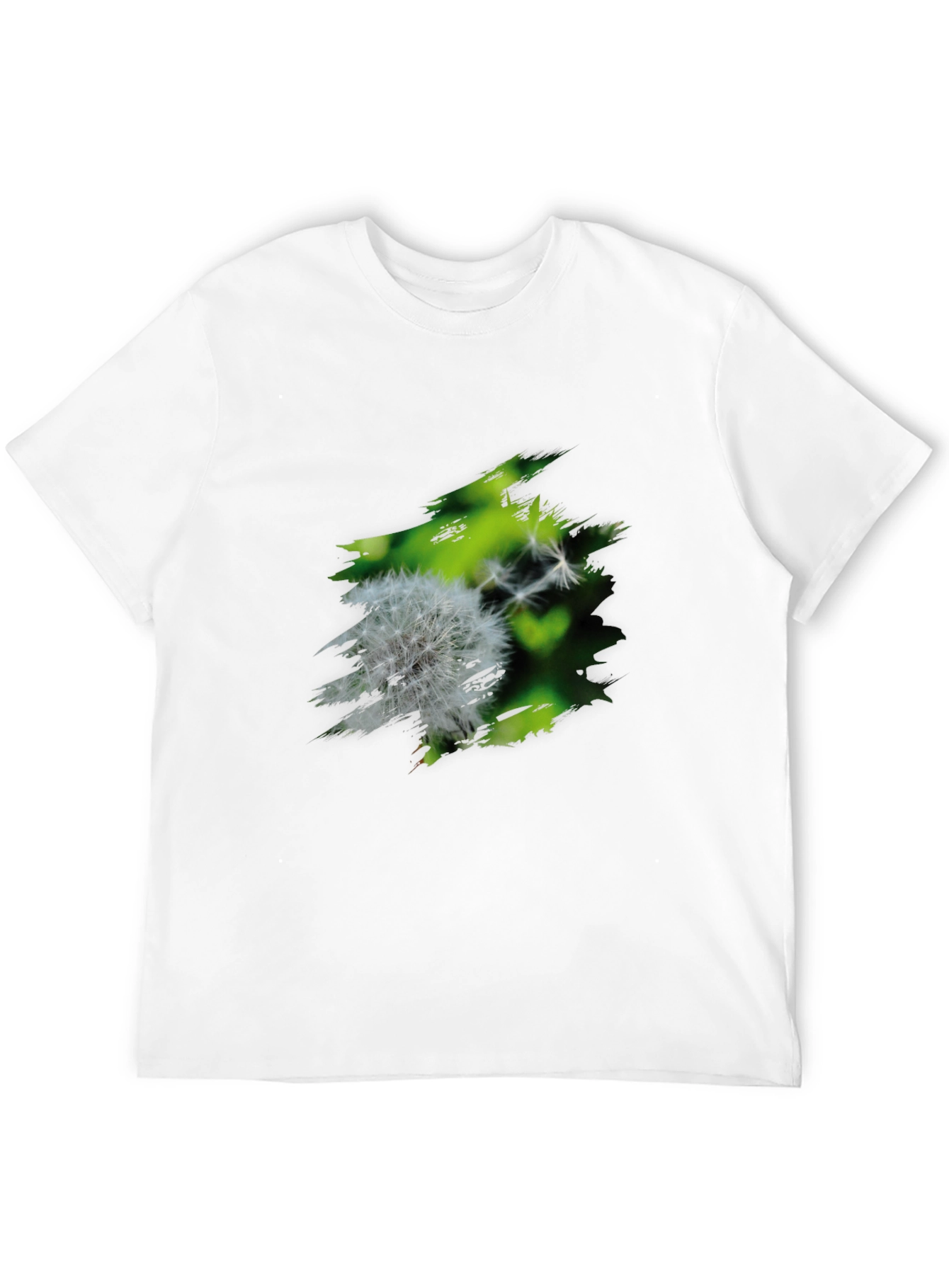 Dandelion Graphic Black T-Shirt